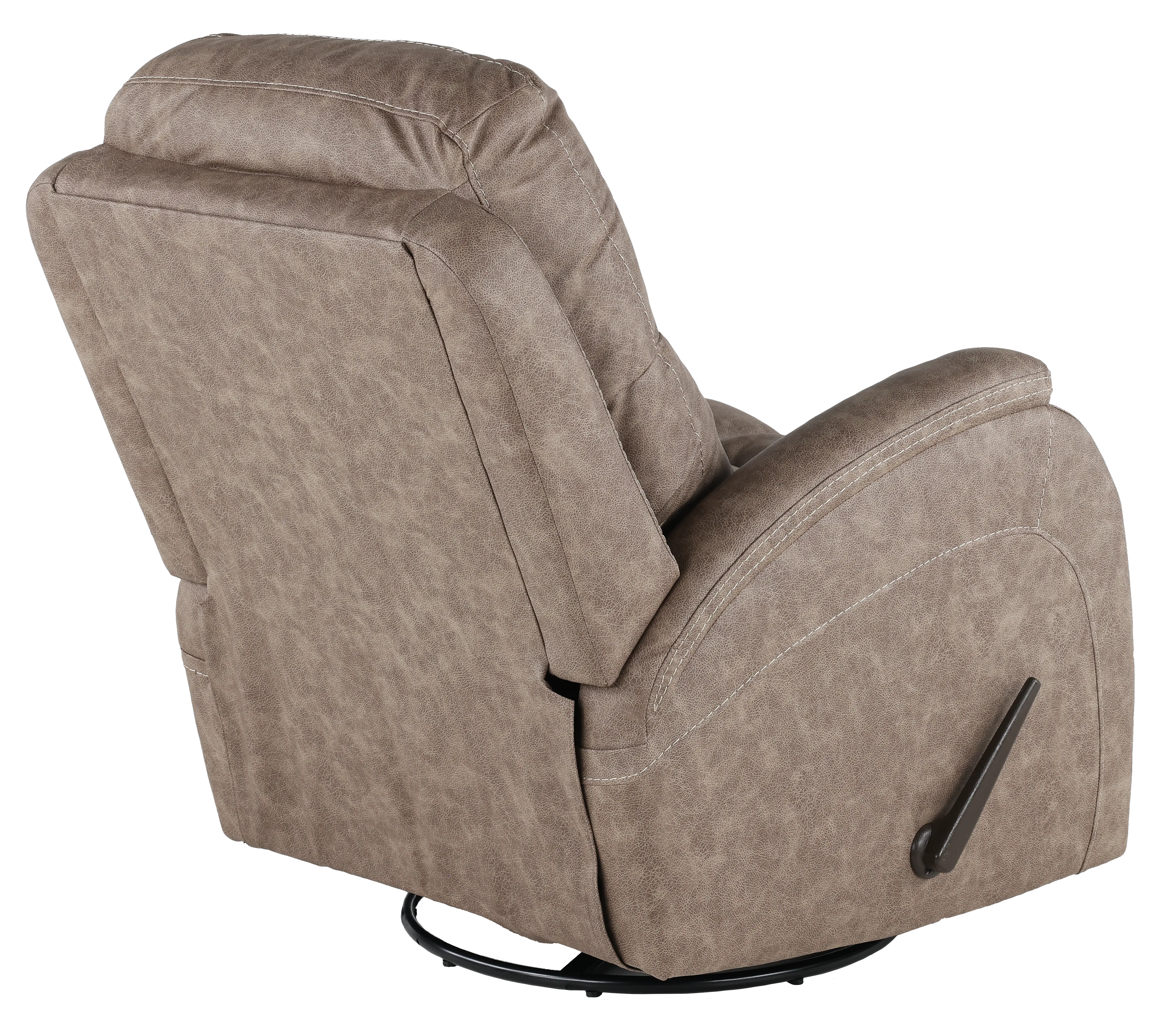 Zena Bolero Taupe Swivel Glider Recliner-6