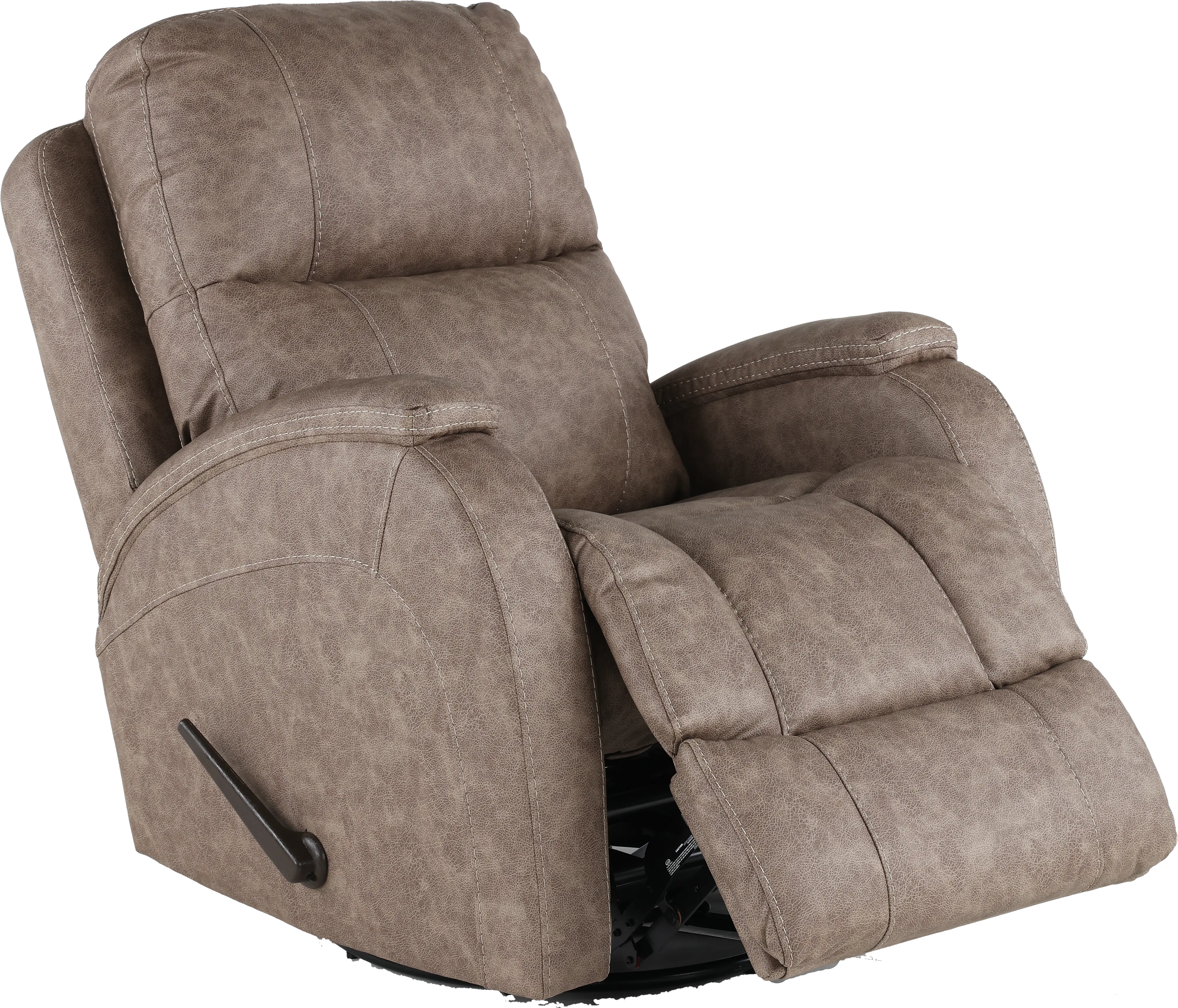 Zena Bolero Taupe Swivel Glider Recliner-8