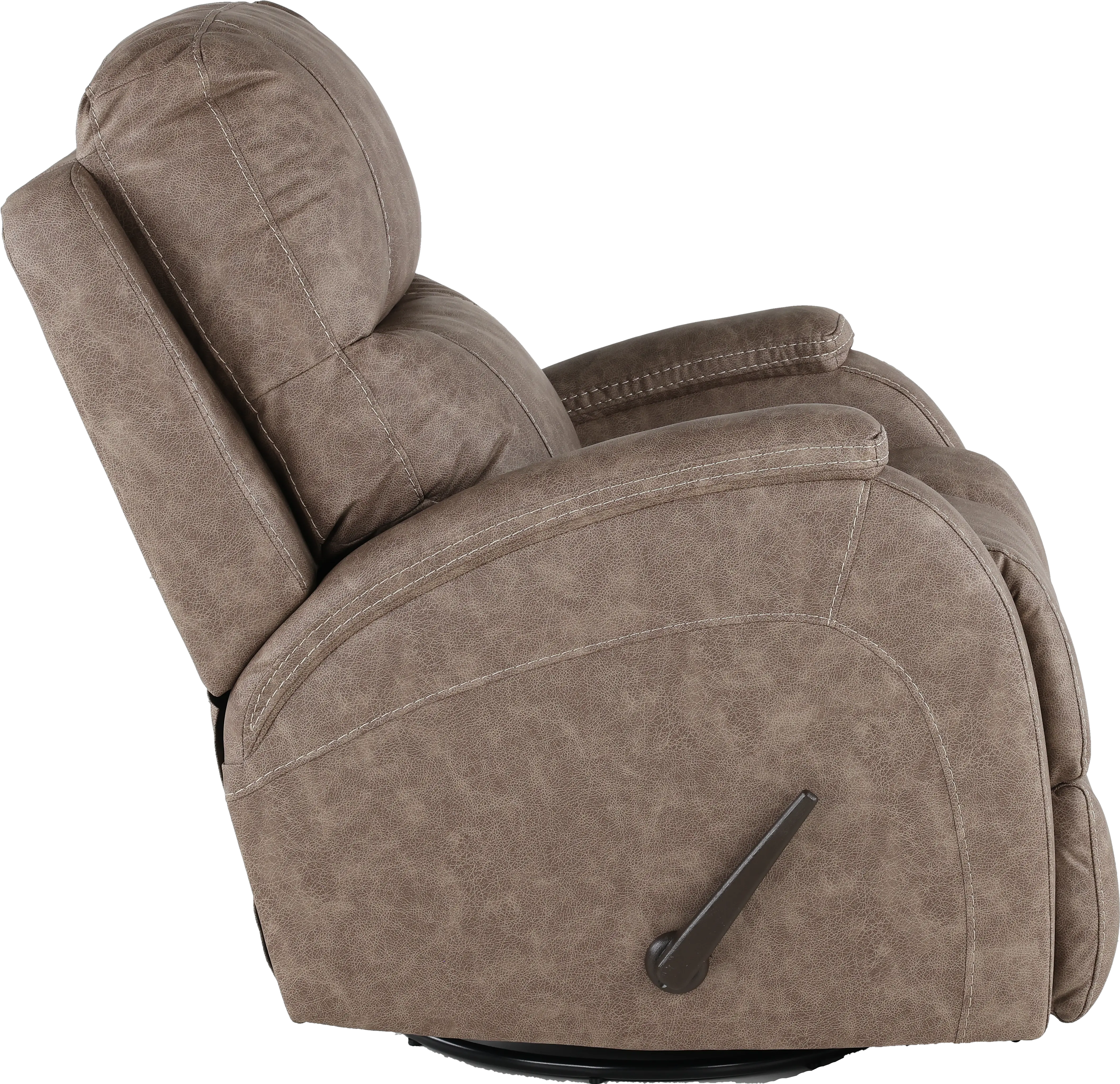 Zena Bolero Taupe Swivel Glider Recliner-9