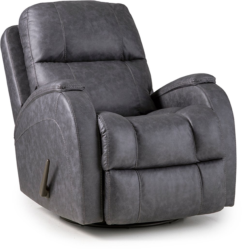 Zena Bolero Graphite Swivel Glider Recliner