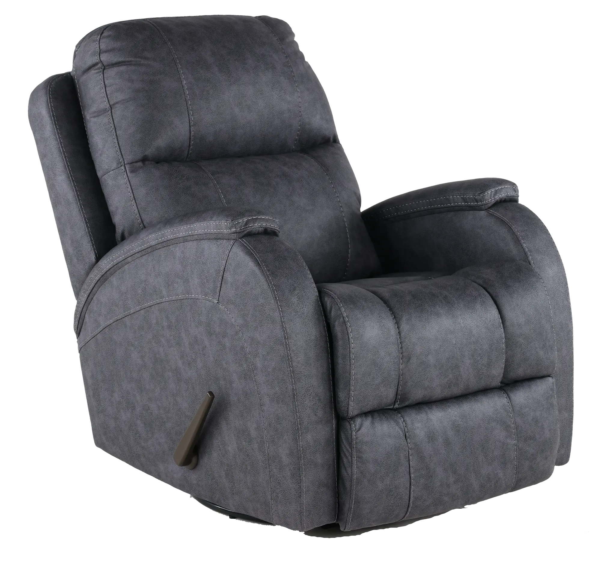Zena Bolero Graphite Swivel Glider Recliner | RC Willey