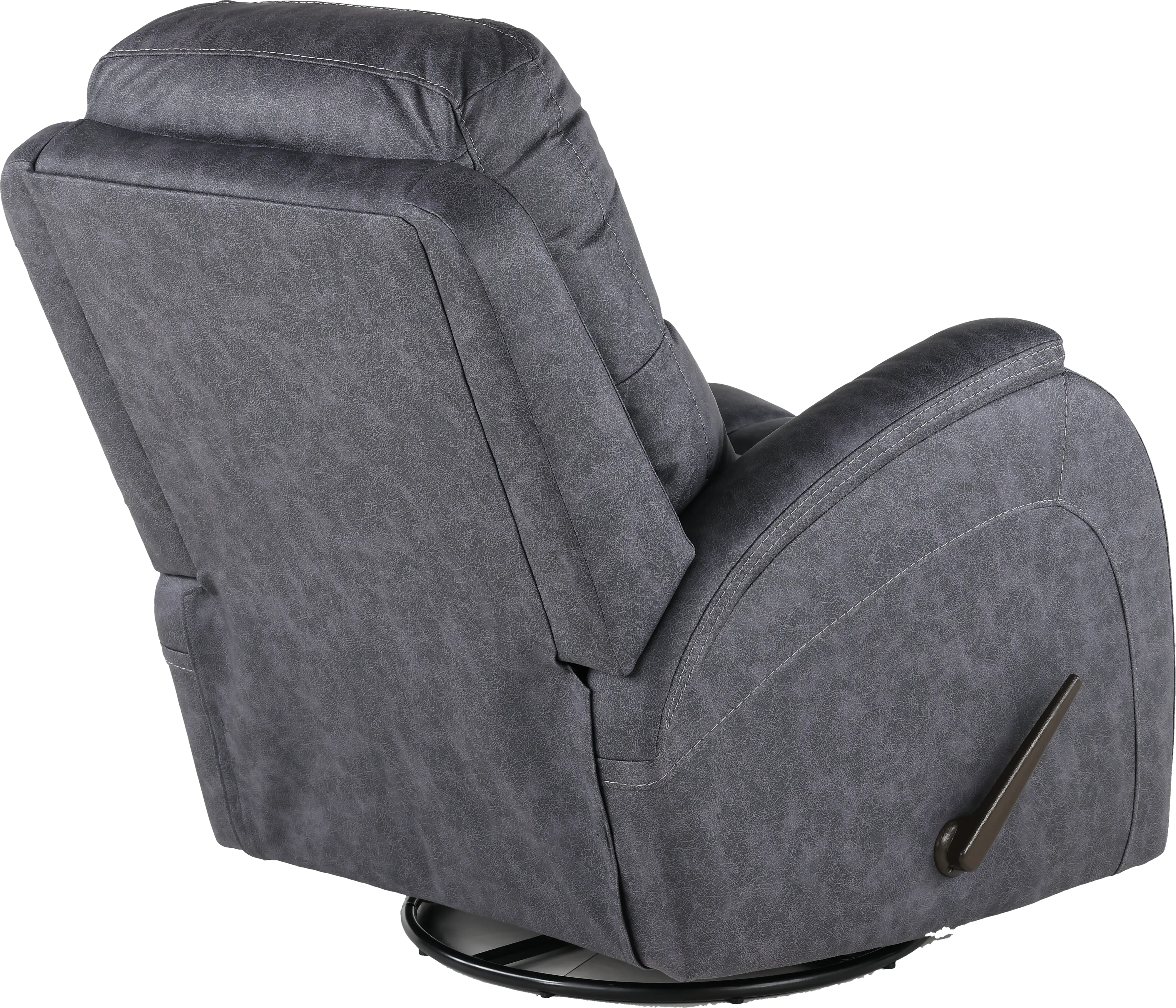 Zena Bolero Graphite Swivel Glider Recliner-7