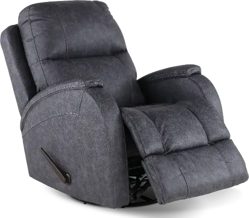 レ ブークル ペルリーナ Zena Bolero Graphite Swivel Glider Recliner | RC Willey
