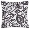 Uptown Downtown Black and Whtie Accent Pillow
