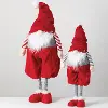 Red and White Large Standing Telescopic Gnome