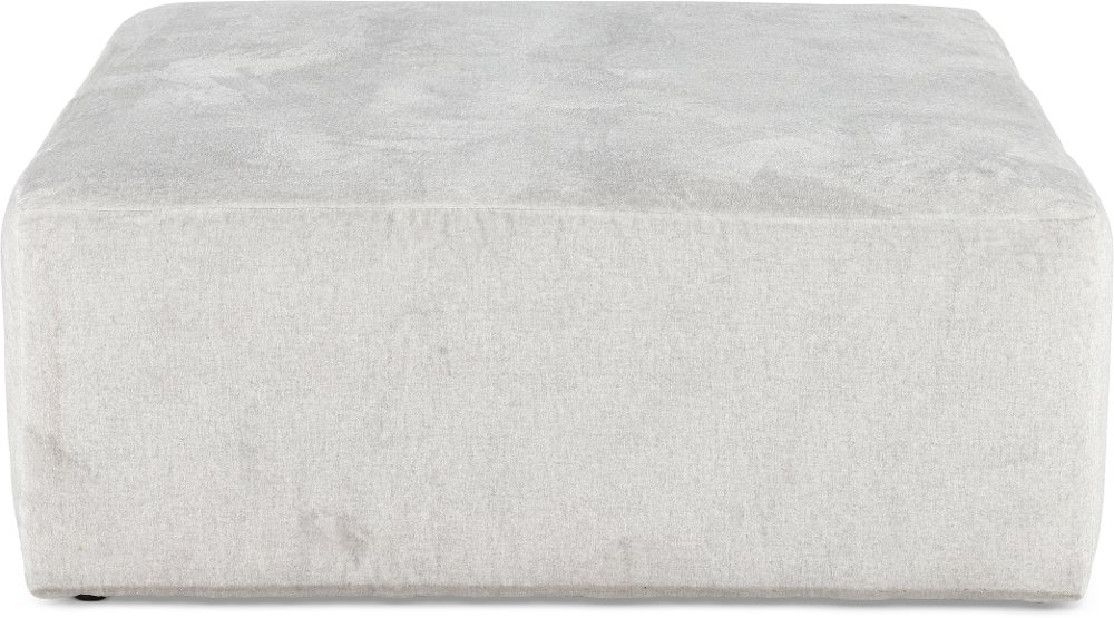 Titan Gray Cocktail Ottoman