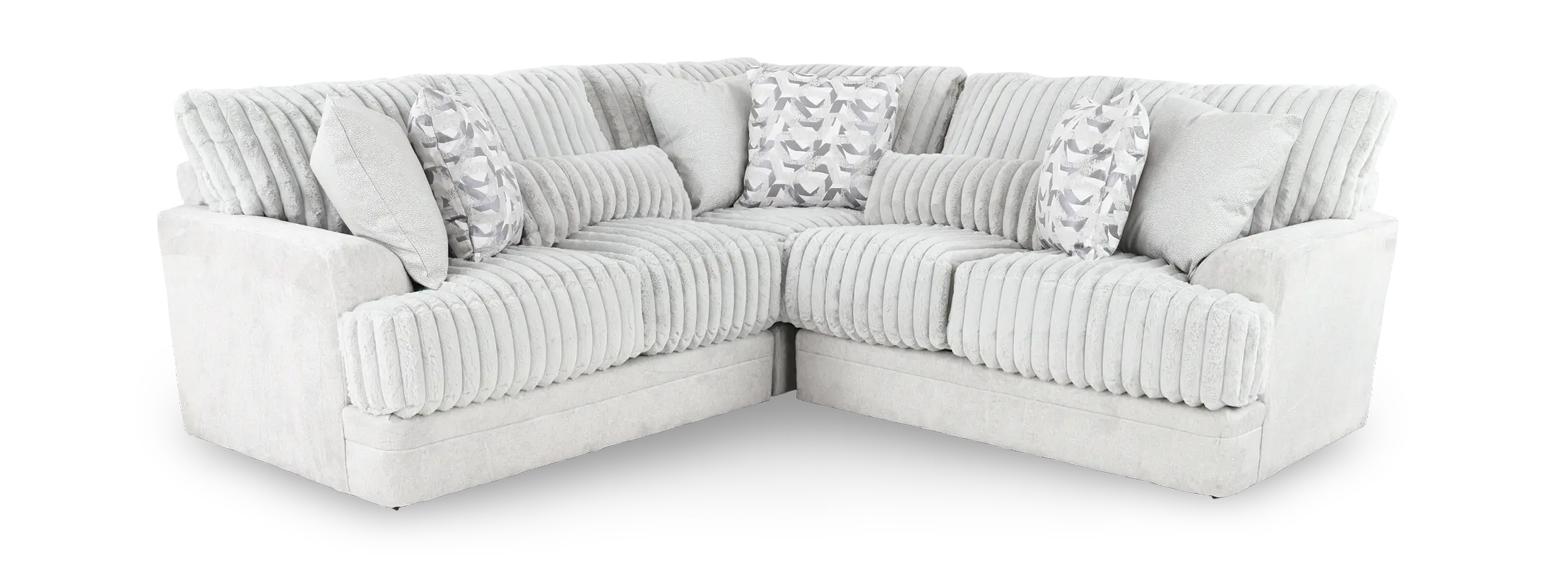 3PC/TITAN/MOONSTRUCK Titan Gray 3-Piece Sectional-1
