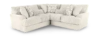 3PC/TITAN/MOONSTRUCK Titan Light Gray 3-Piece Sectional