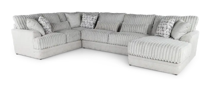 Titan Gray 3 Piece Sectional