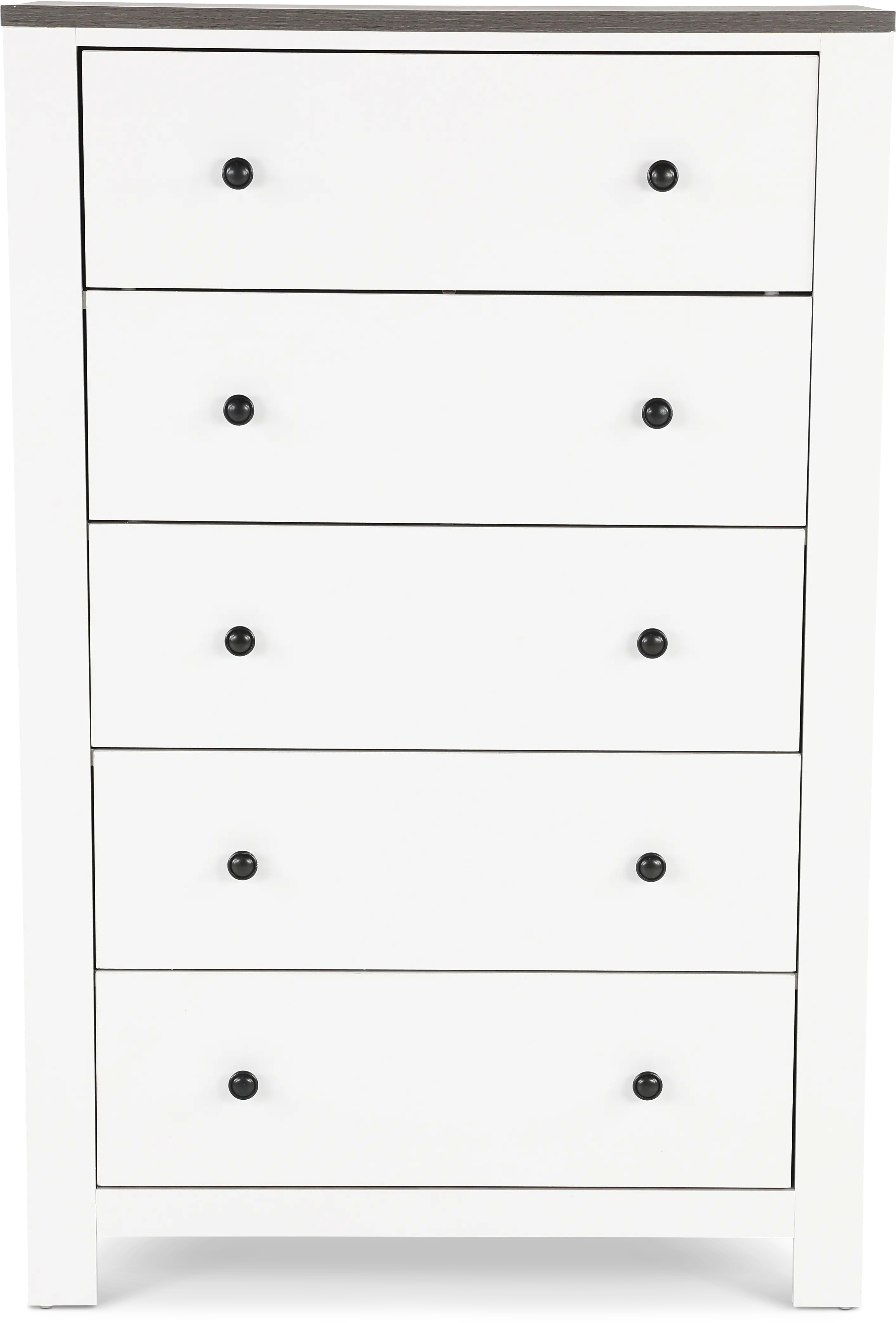 St. James White Chest of Drawers-1