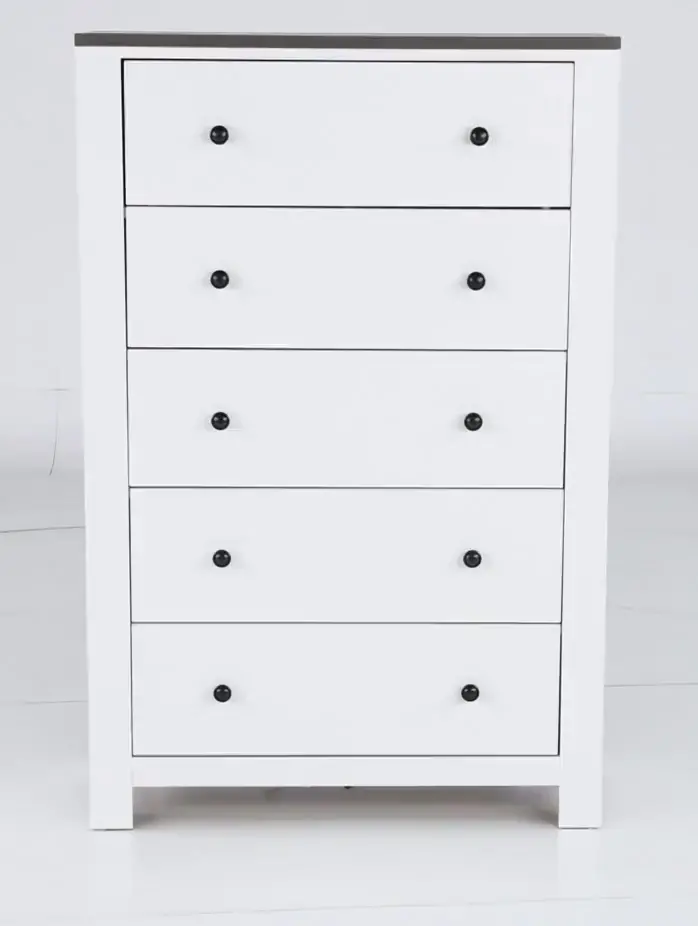 St. James White Chest of Drawers-8