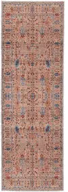 Rawlins 2 x 8 Beige Multicolor Antique Washable Runner Rug