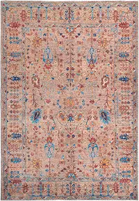 Rawlins 2 x 3 Beige Multicolor Antique Washable Area Rug