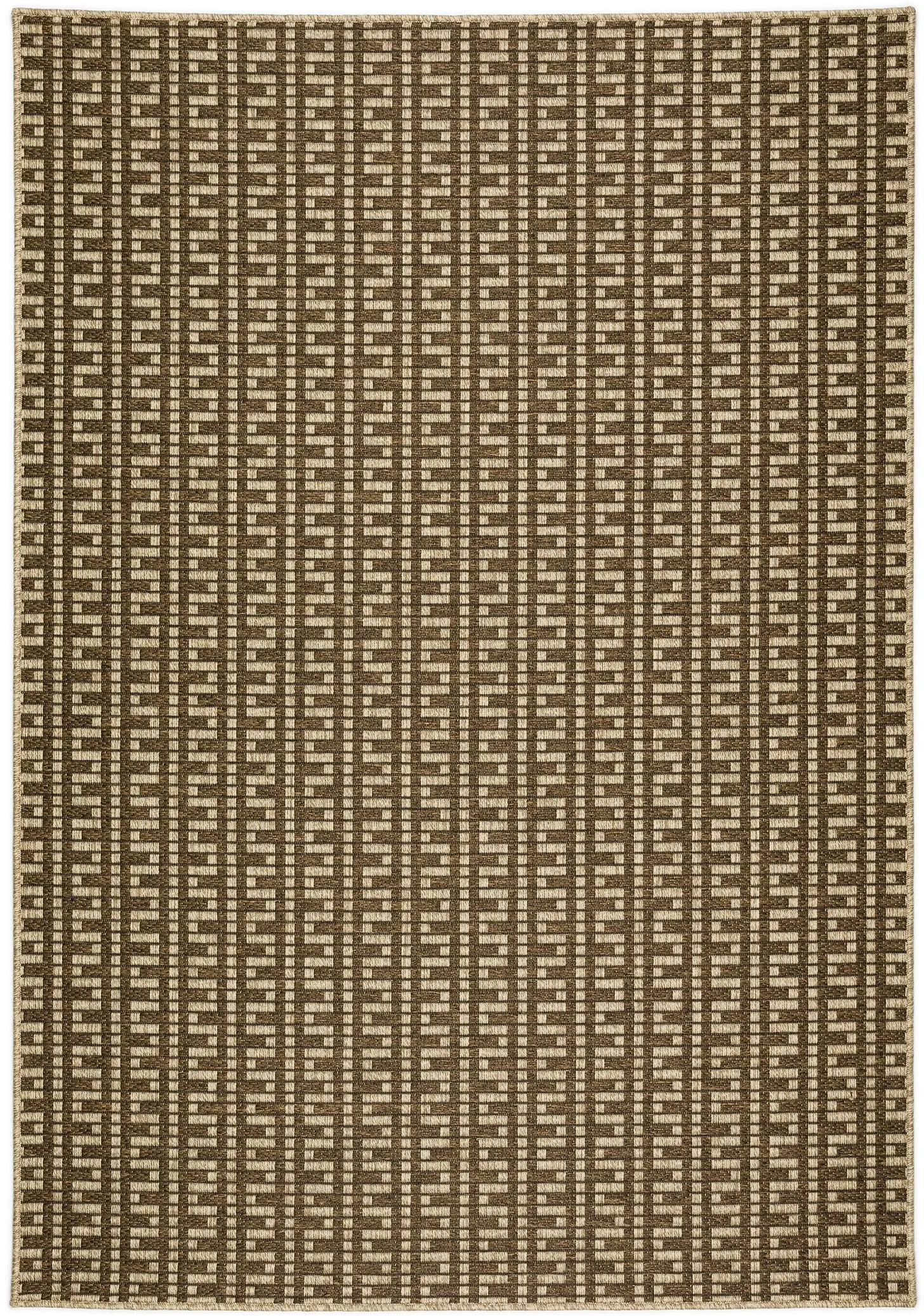 BB9CC5X8-BALI/RUG Bali 5 x 8 Egypt Key Brown Outdoor Patio Rug-1