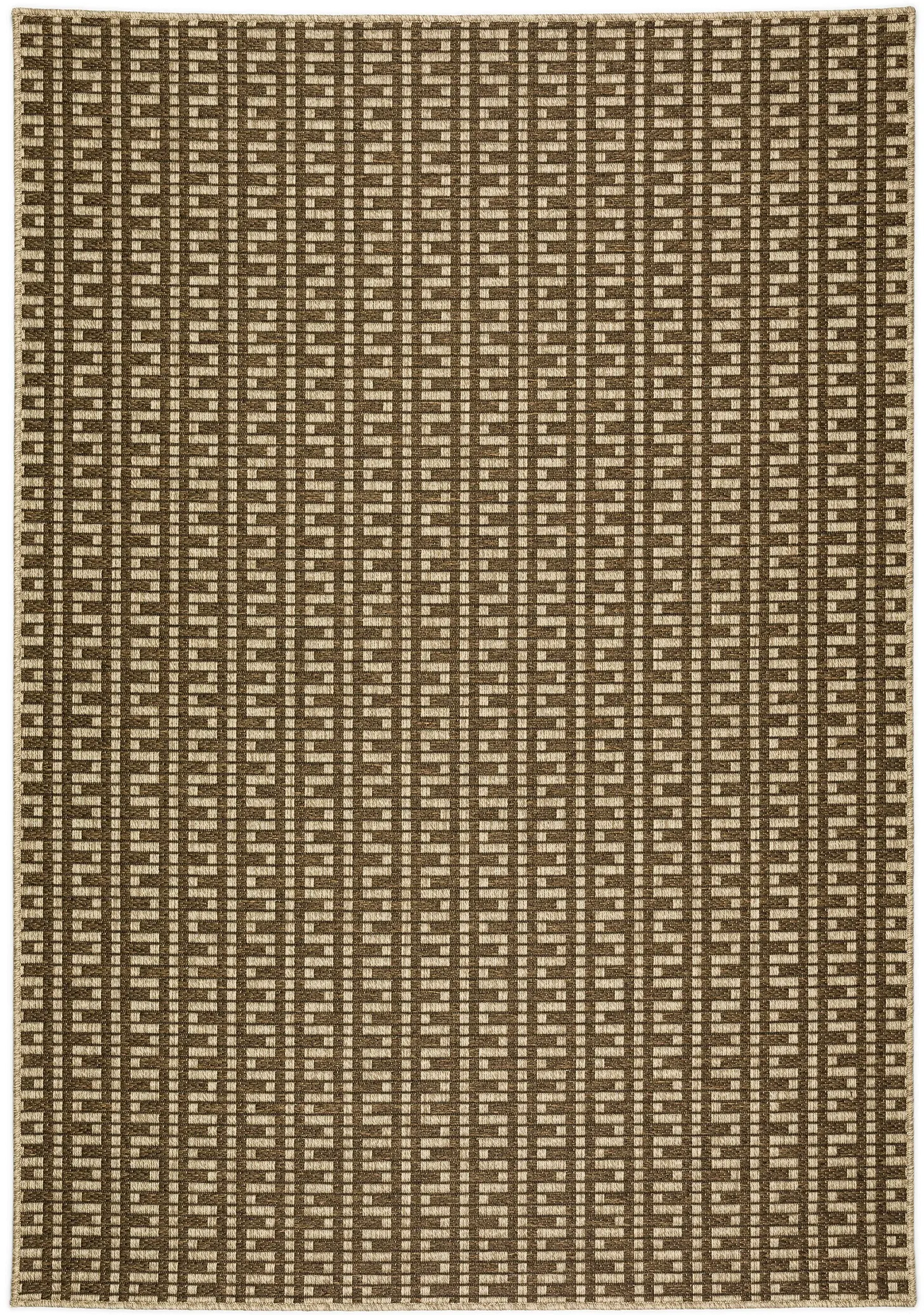 BB9CC8X10-BALI/RUG Bali 8 x 10 Egypt Key Brown Outdoor Patio Rug-1