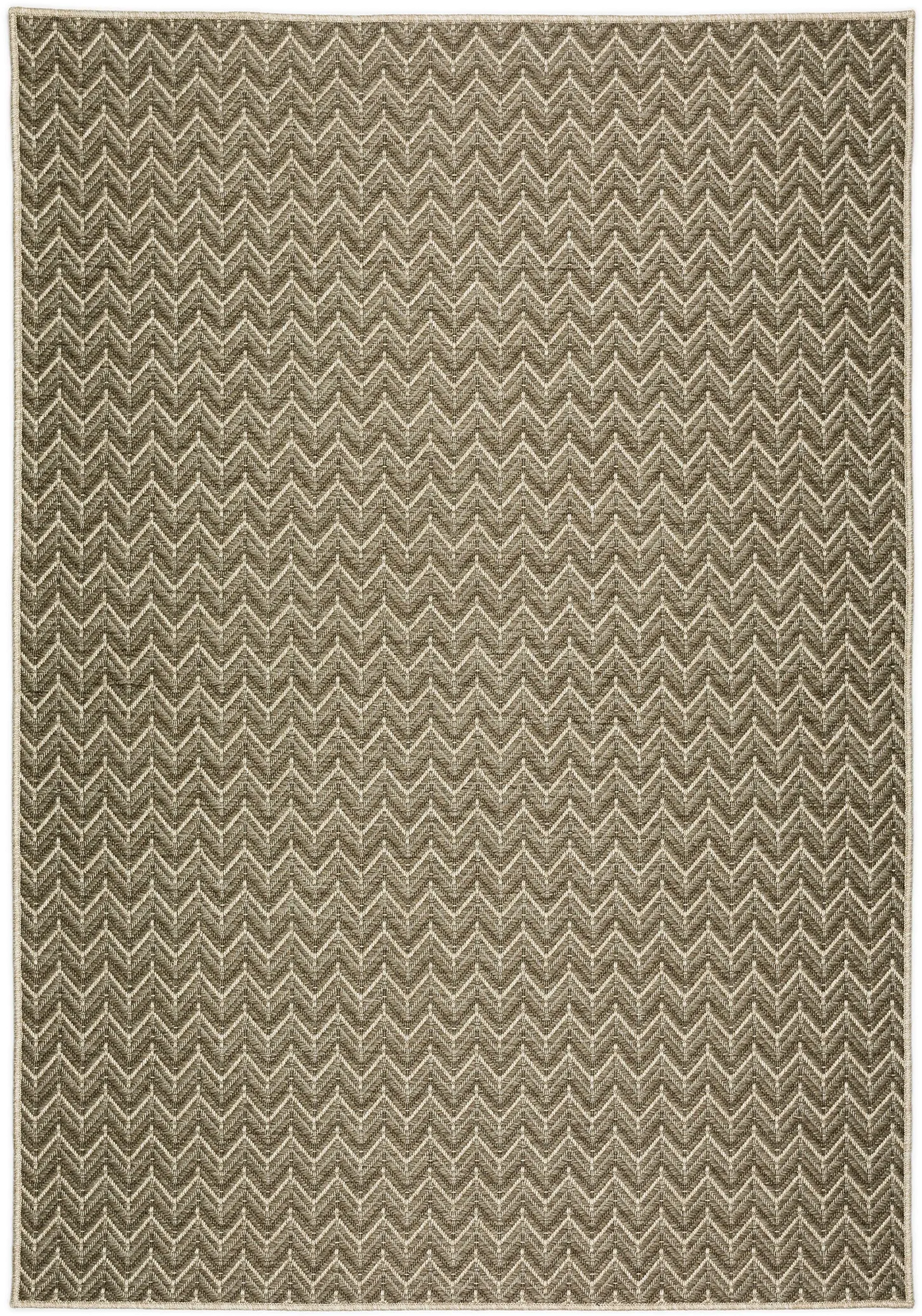 BB1GY5X8-BALI/RUG Bali 5 x 8 Herringbone Gray Outdoor Patio Rug-1