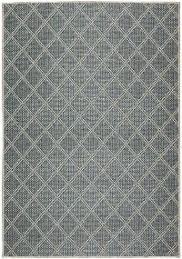 BB3DN5X8-BALI/RUG Bali 5 x 8 Lattice Denim Blue Outdoor Patio Rug