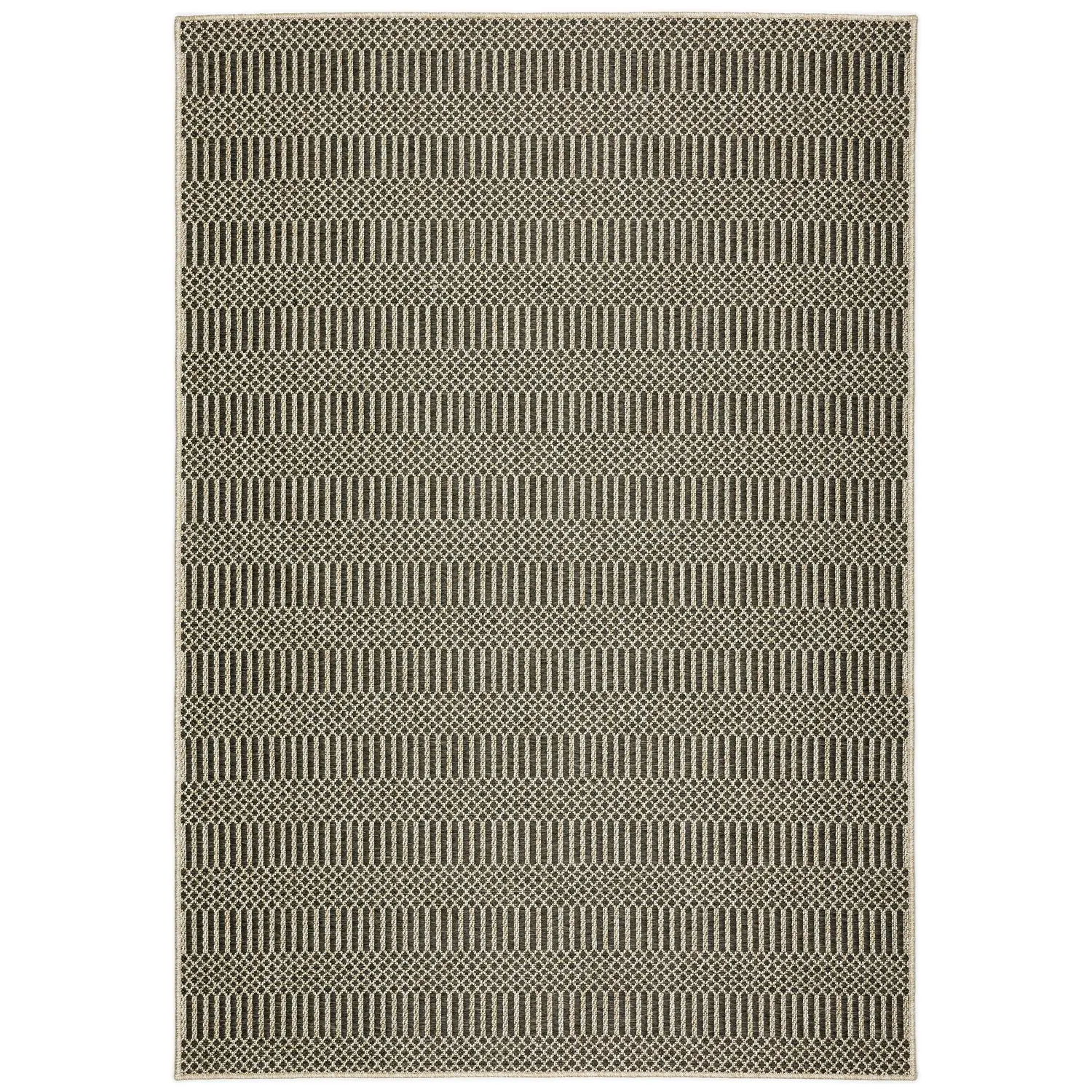 BB4CC5X8-BALI/RUG Bali 5 x 8 Grasse Charcoal Outdoor Patio Rug-1