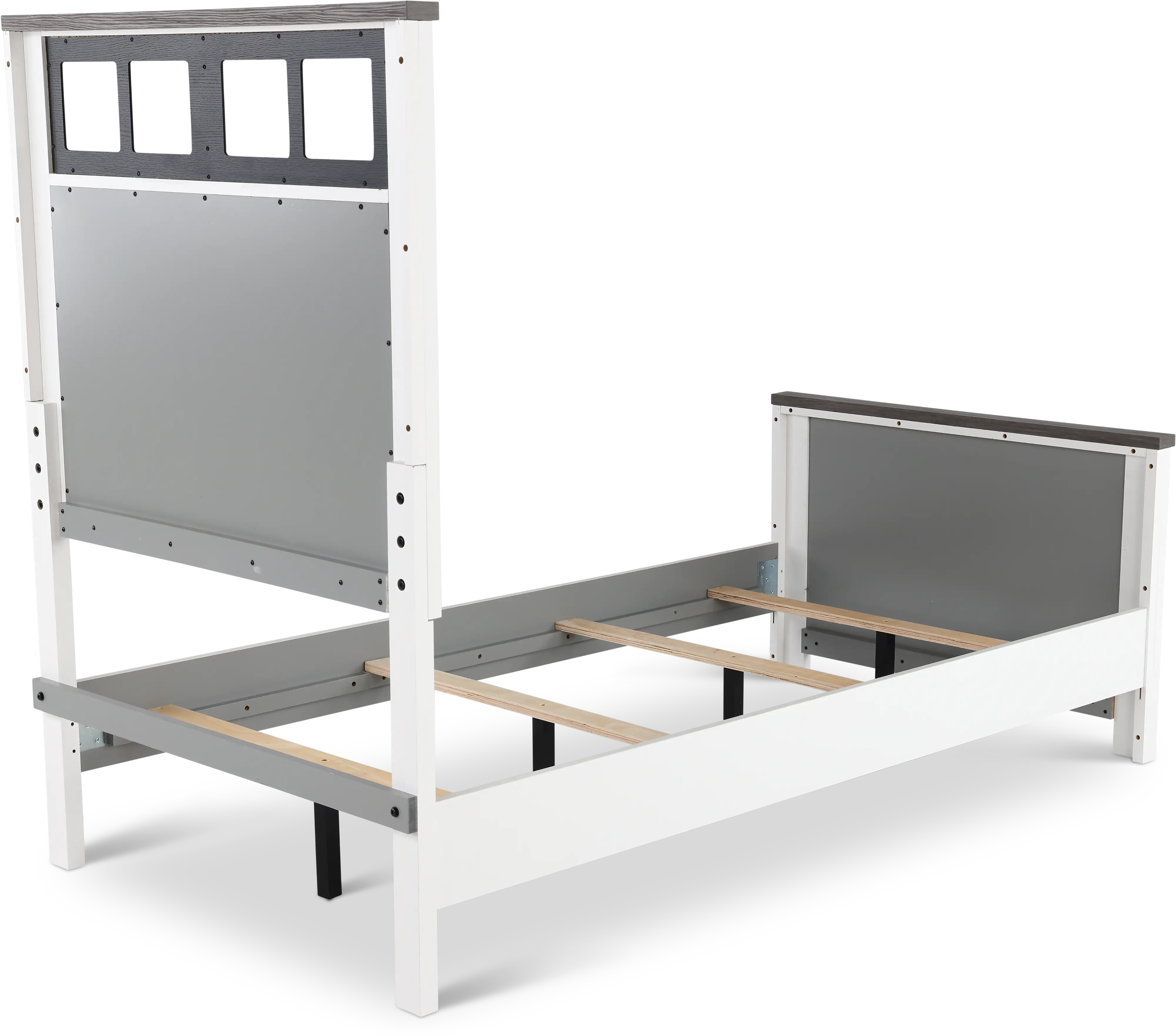 St. James White Twin Bed-6