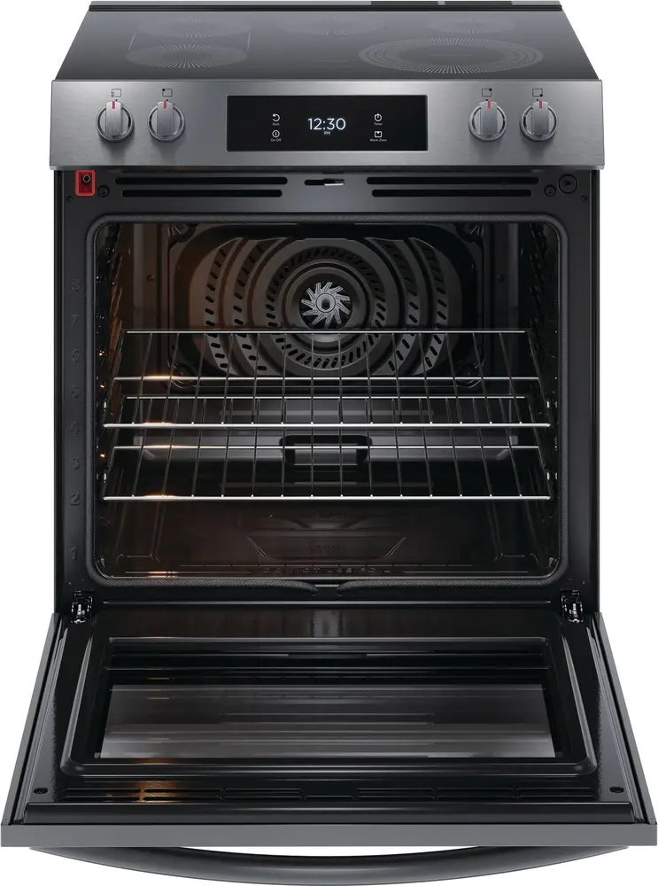 GCFE3060BD Frigidaire 6.2 cu ft Electric Range - Black Stainless Steel-3