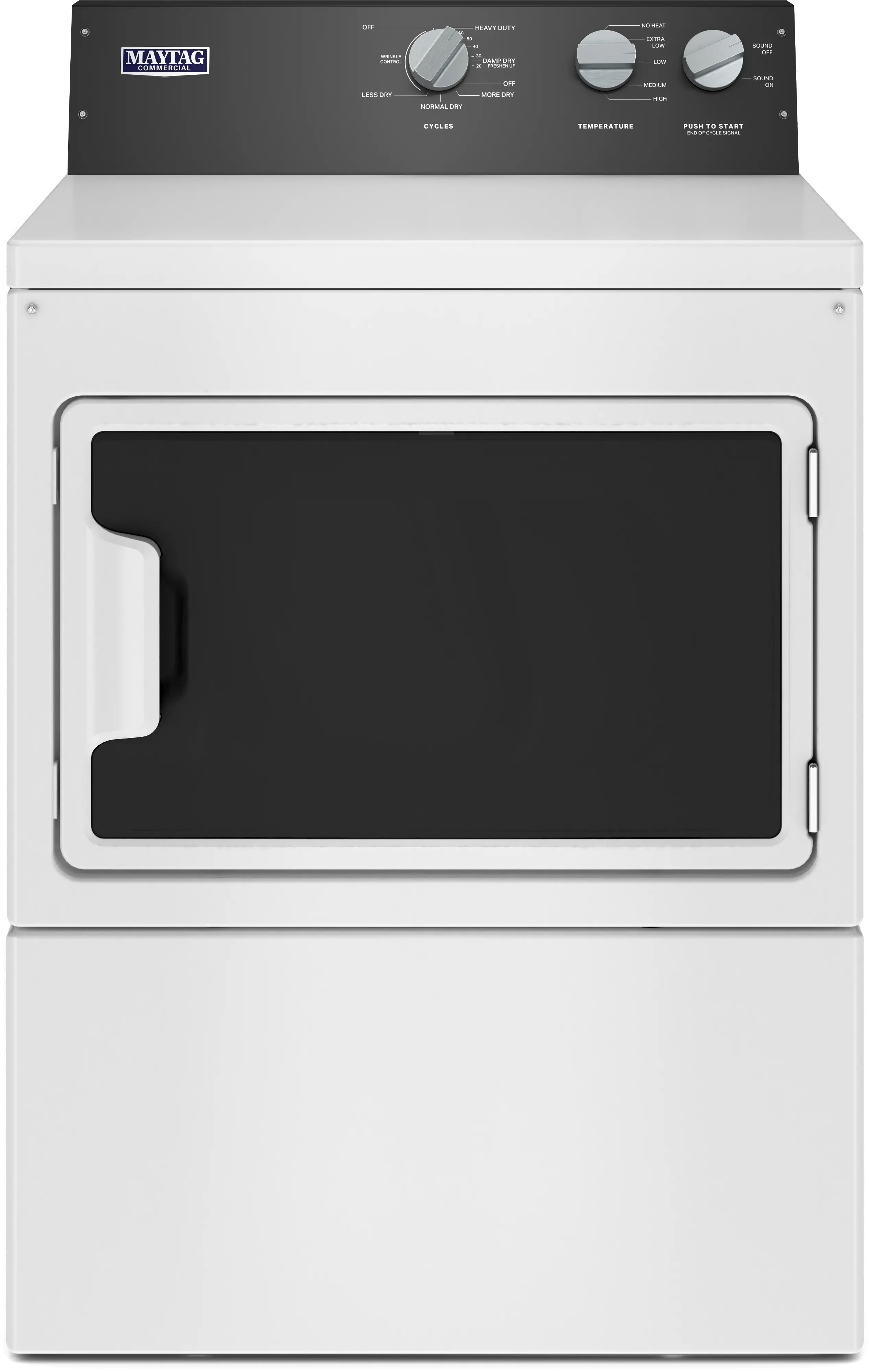 MGDP586KW Maytag 7.4 cu ft Gas Dryer - White-1