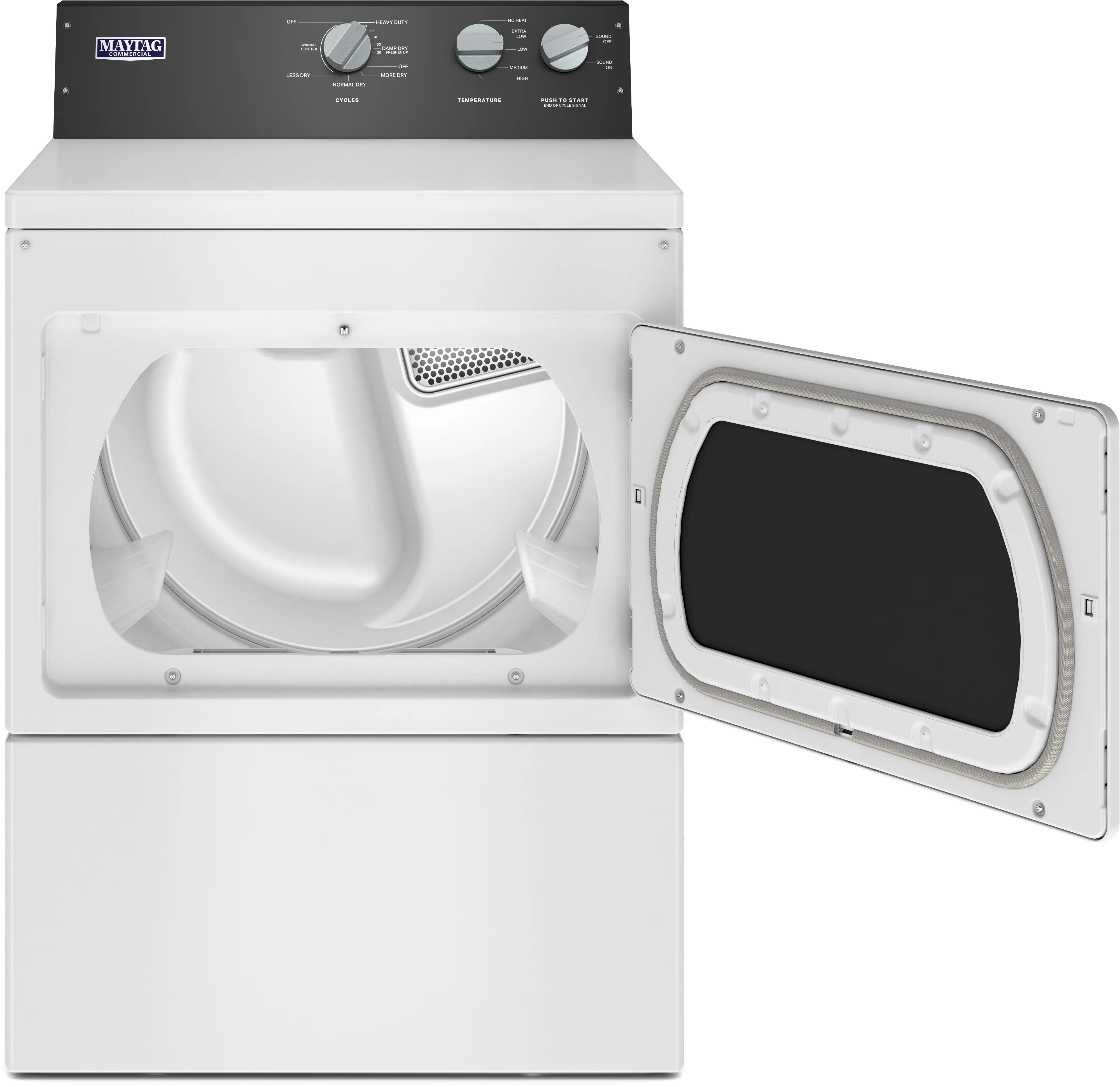 MGDP586KW Maytag 7.4 cu ft Gas Dryer - White-3