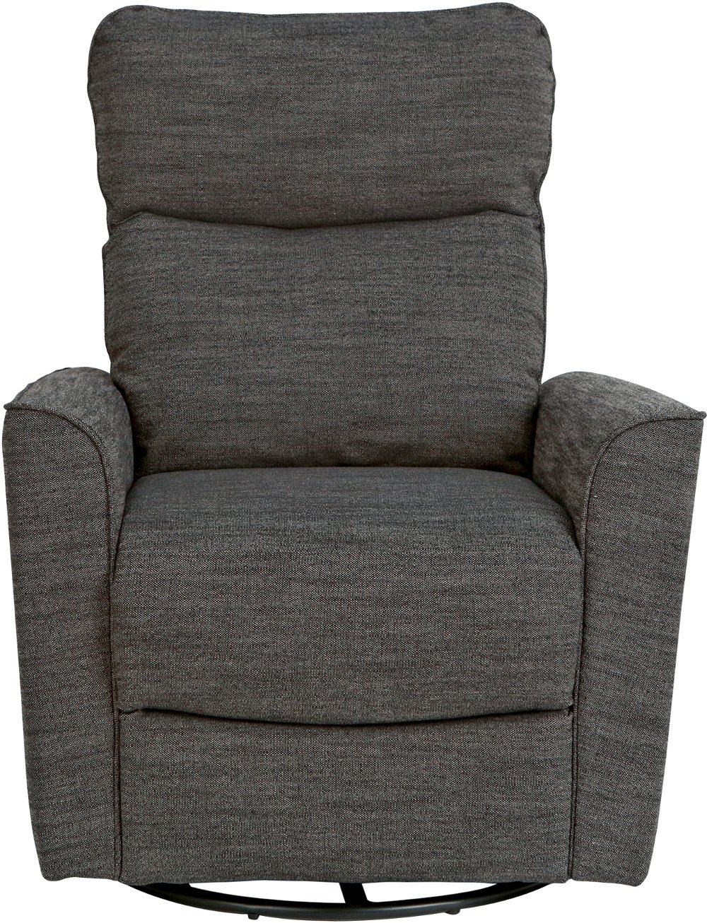 Soho Dark Gray Comfort Swivel Glider
