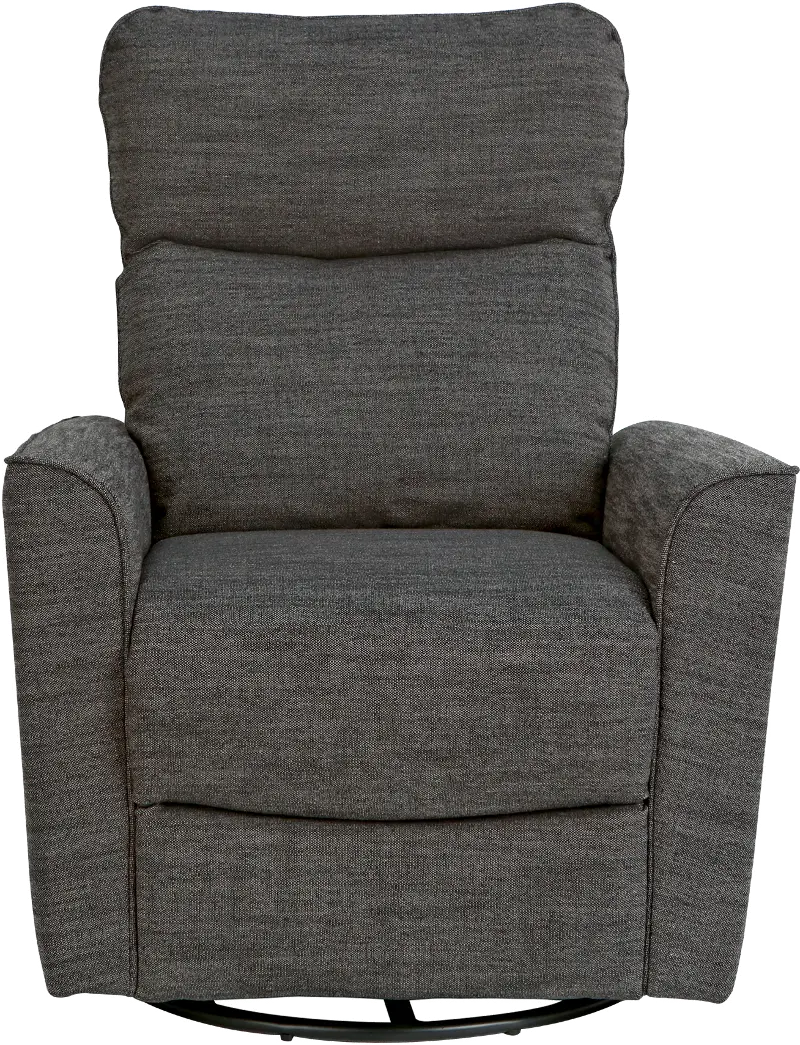 Soho Dark Gray Comfort Swivel Glider
