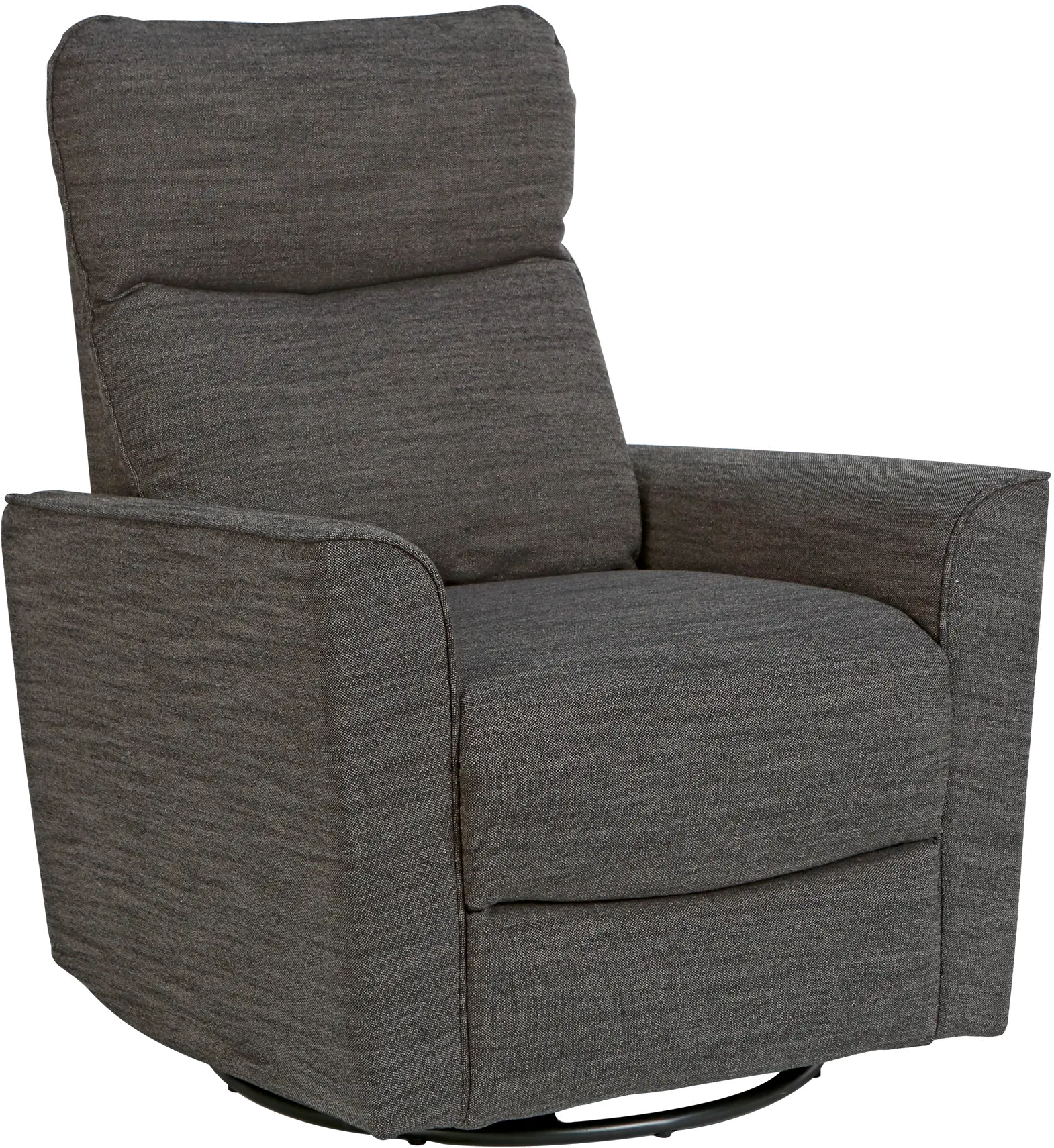 Soho Dark Gray Comfort Swivel Glider-2