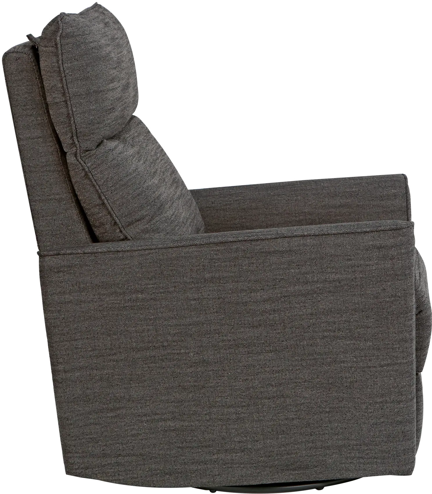 Soho Dark Gray Comfort Swivel Glider-3