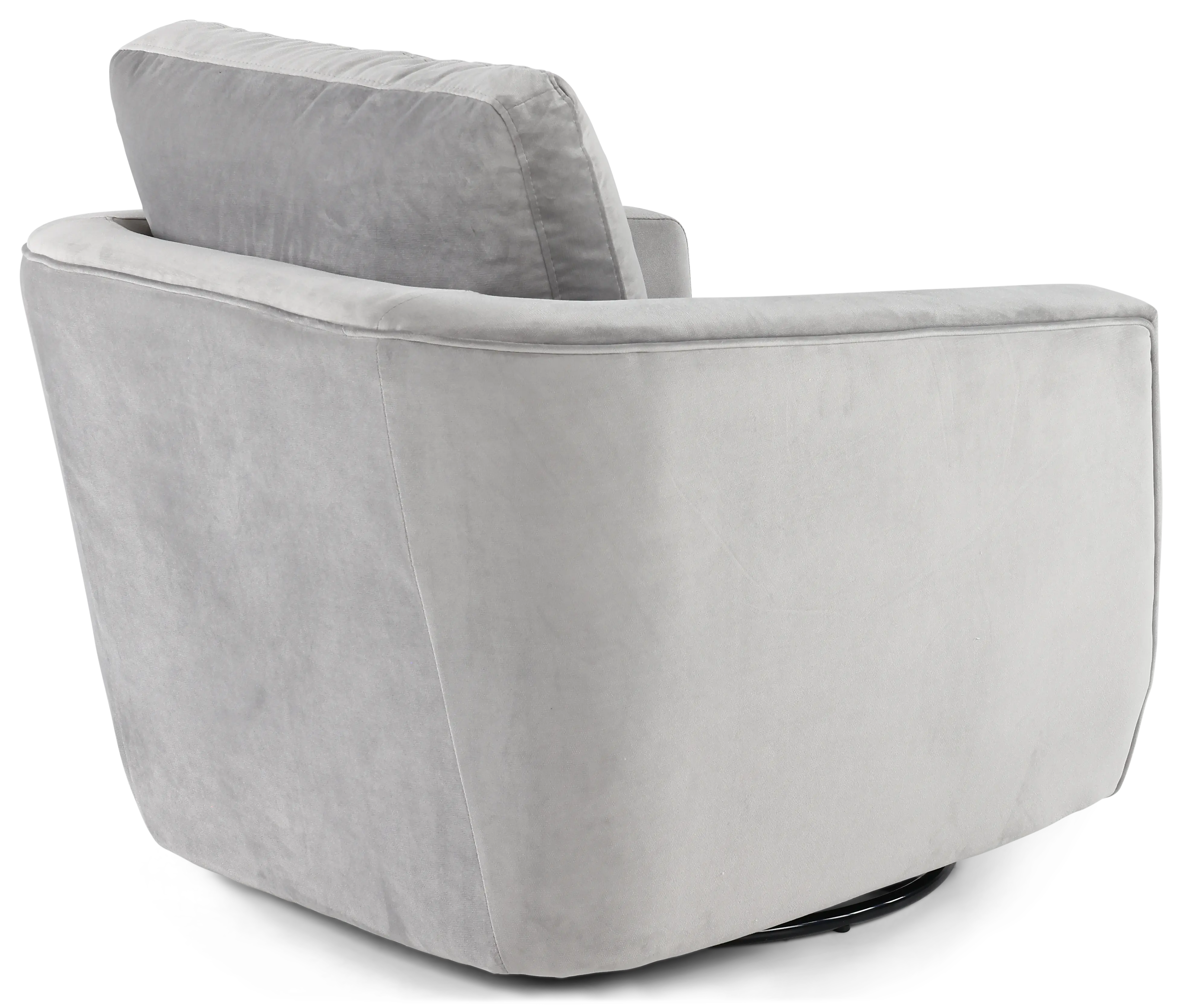 Gogh Gray Mid-Century Swivel Glider-5