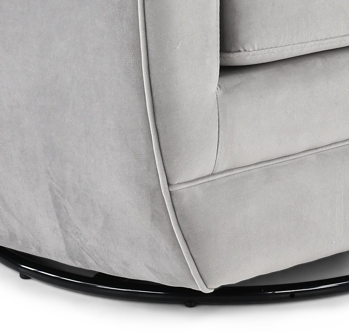 Gogh Gray Mid-Century Swivel Glider-6