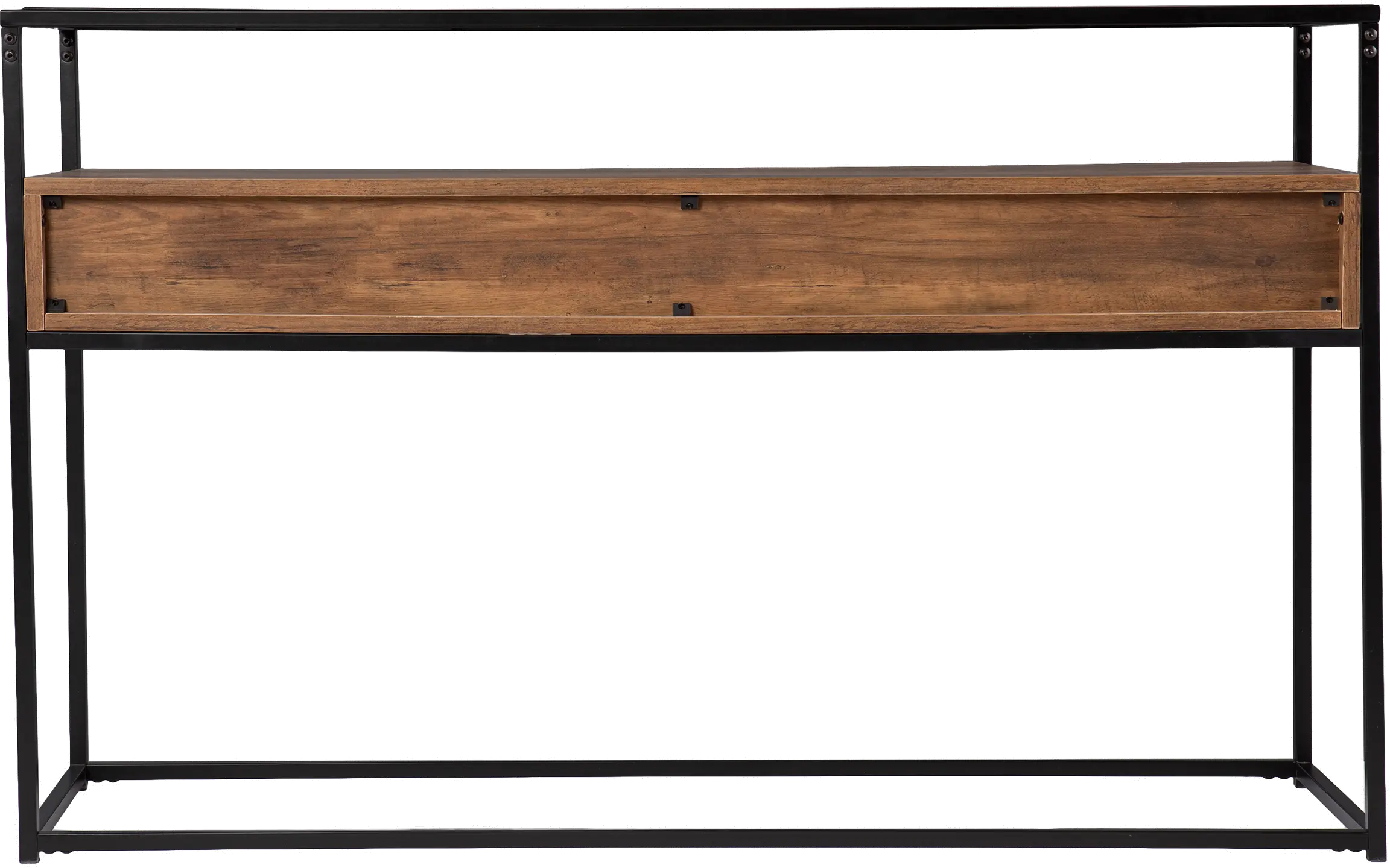 CM1014103 Olivern Glass-Top Industrial Console Table-7