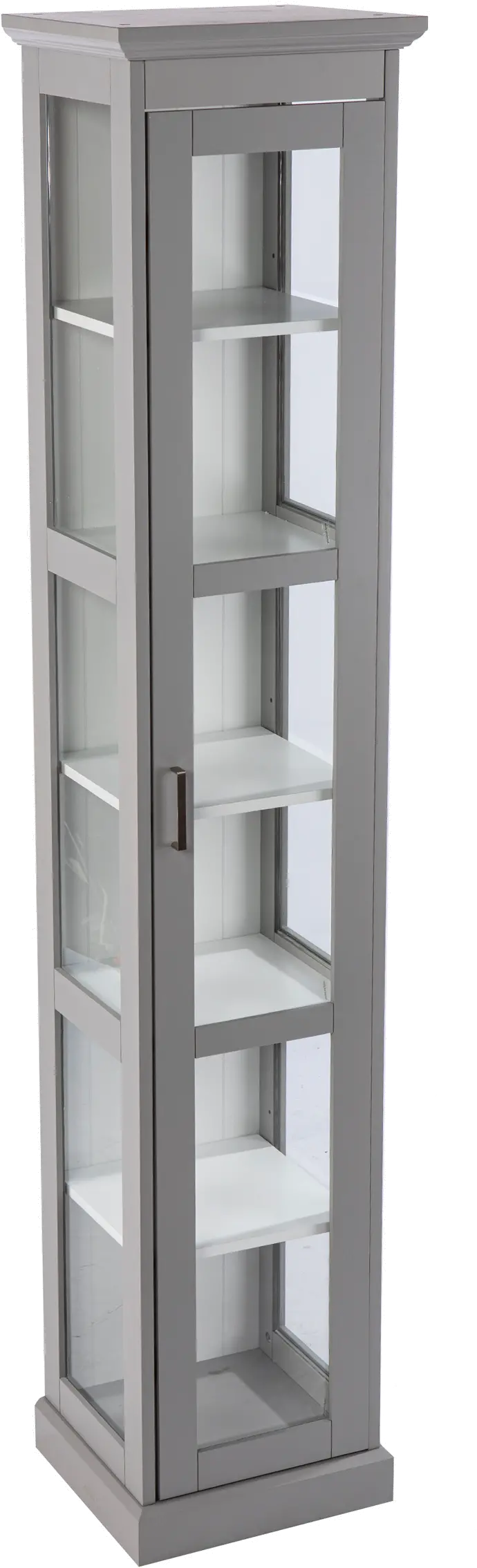 CM1103624 Balterley Tall Gray Curio Cabinet-4