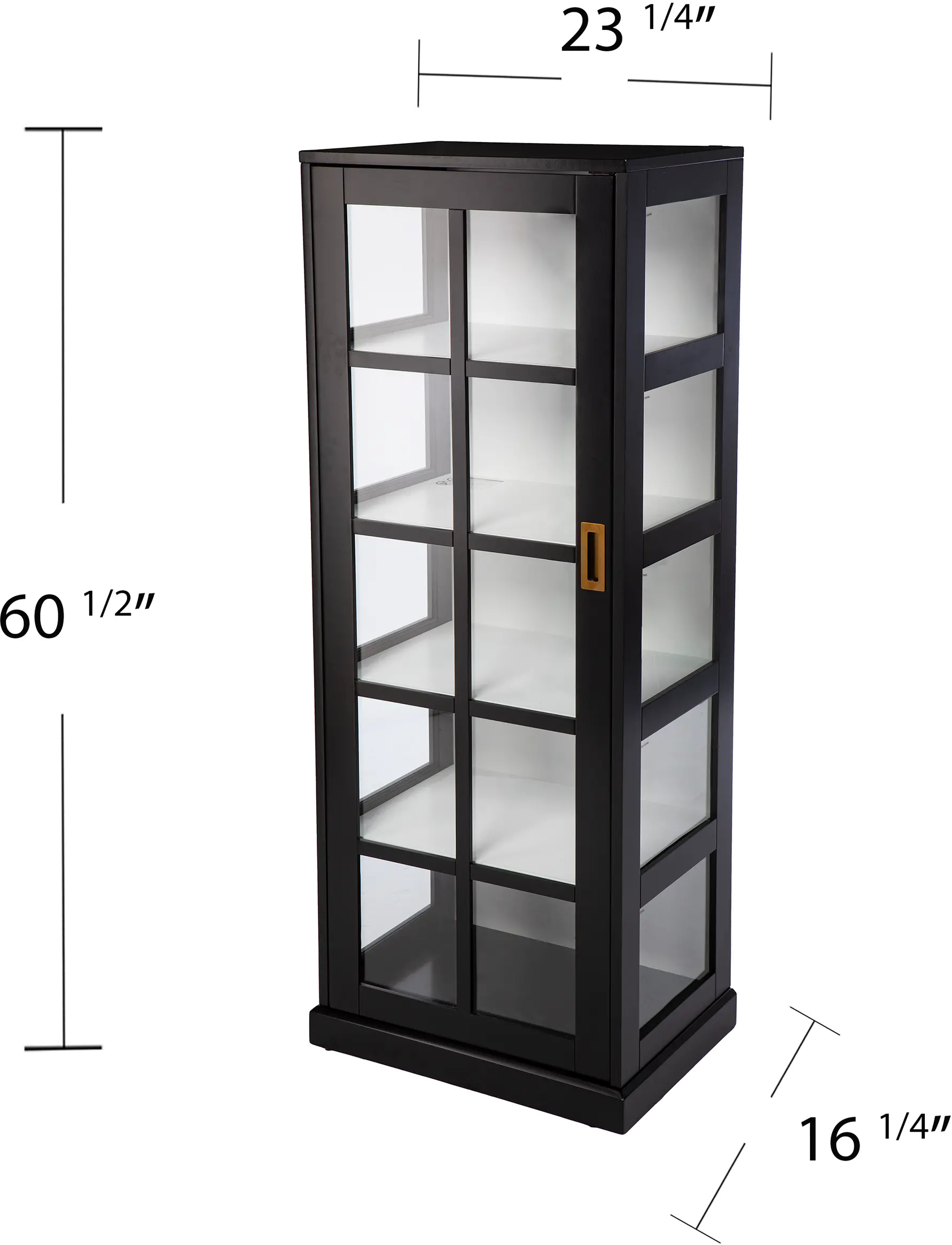 CM1103924 Burland Tall Black Curio Cabinet-3