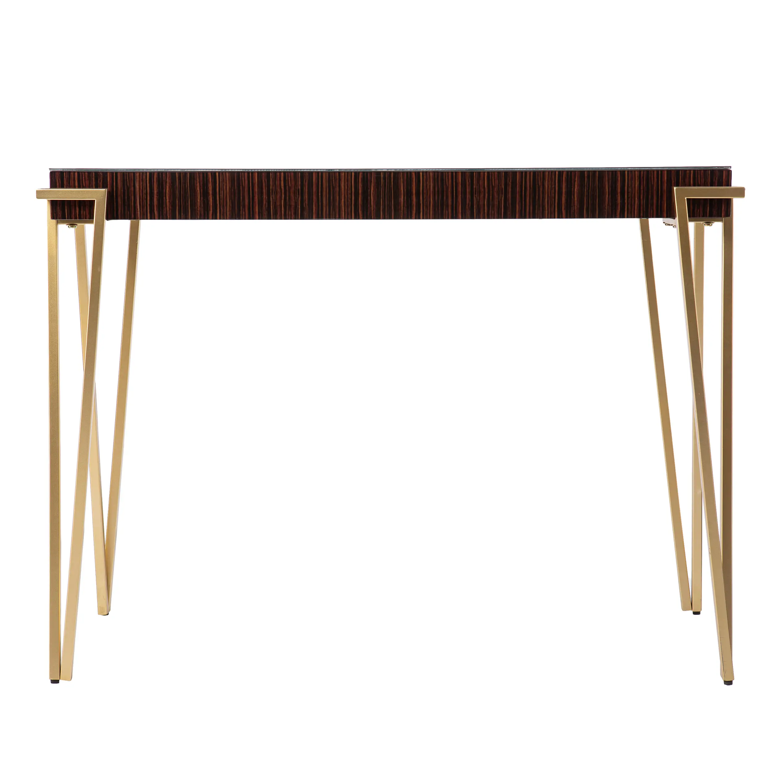 CM1143003 Brodkirk Brown and Gold Console Table-1