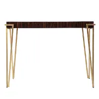 CM1143003 Brodkirk Brown and Gold Console Table