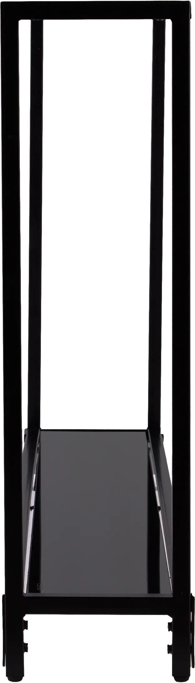CM2656 Bergen Narrow Black Metal Console Table-5