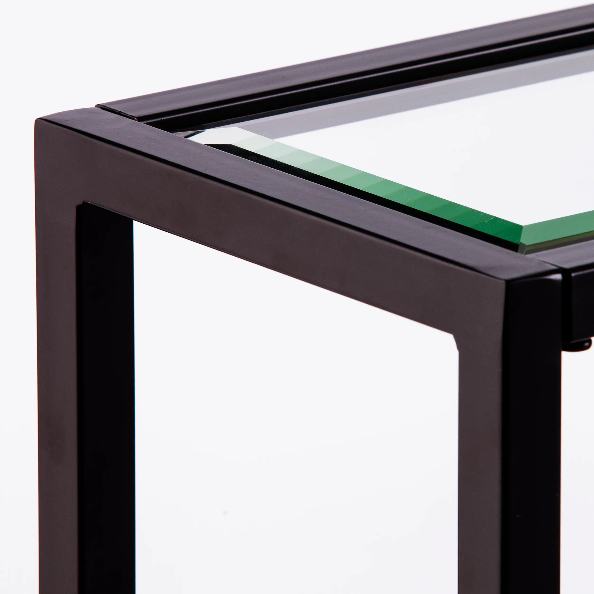 CM2656 Bergen Narrow Black Metal Console Table-6