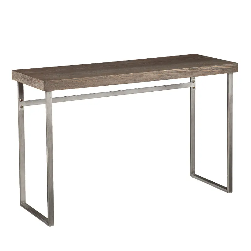 Nolan Brown and Silver Console Table