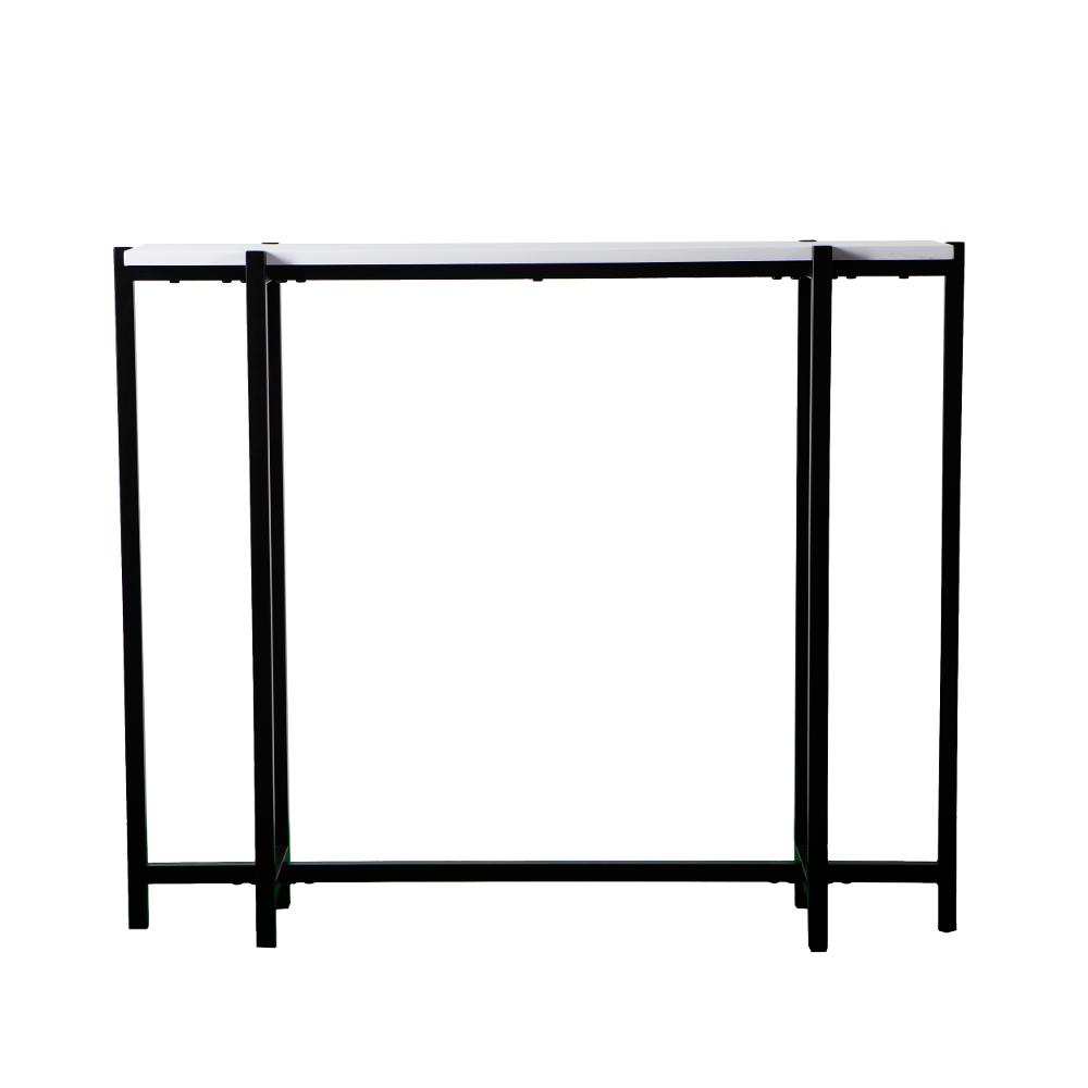 Helena Black and White Small Console Table