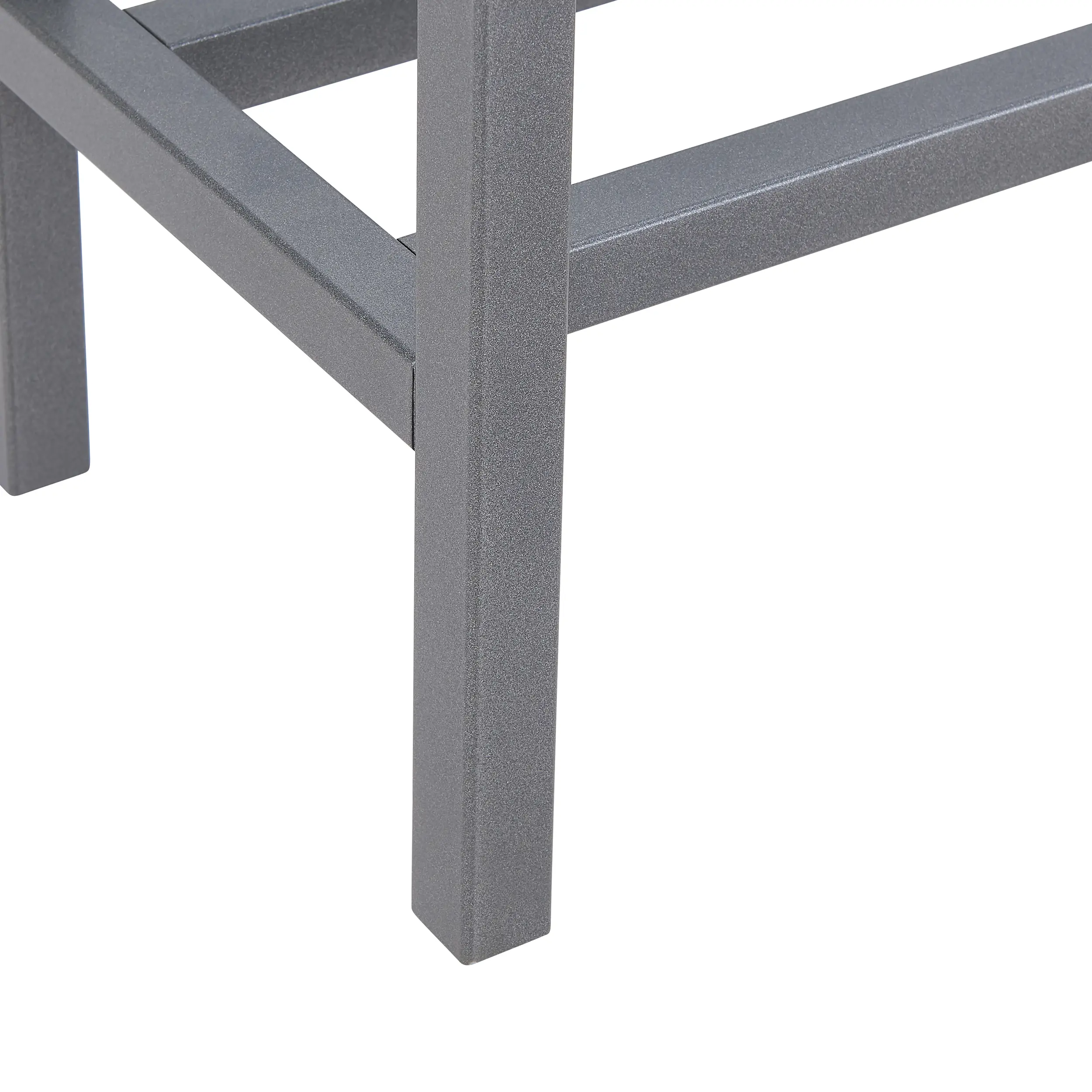 CM9396 Darrin Long Gunmetal Gray Console Table with Mirrored Top-7