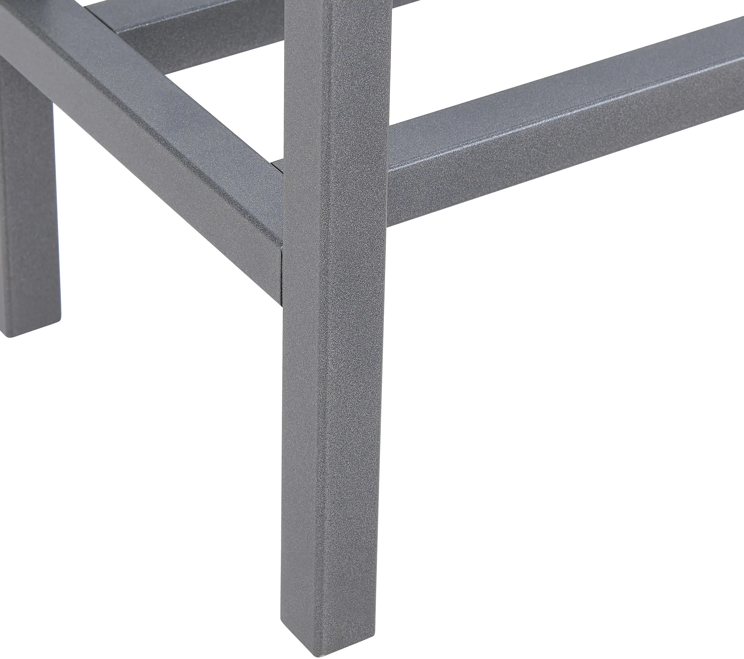 CM9396 Darrin Long Gunmetal Gray Console Table with Mirrored Top-8