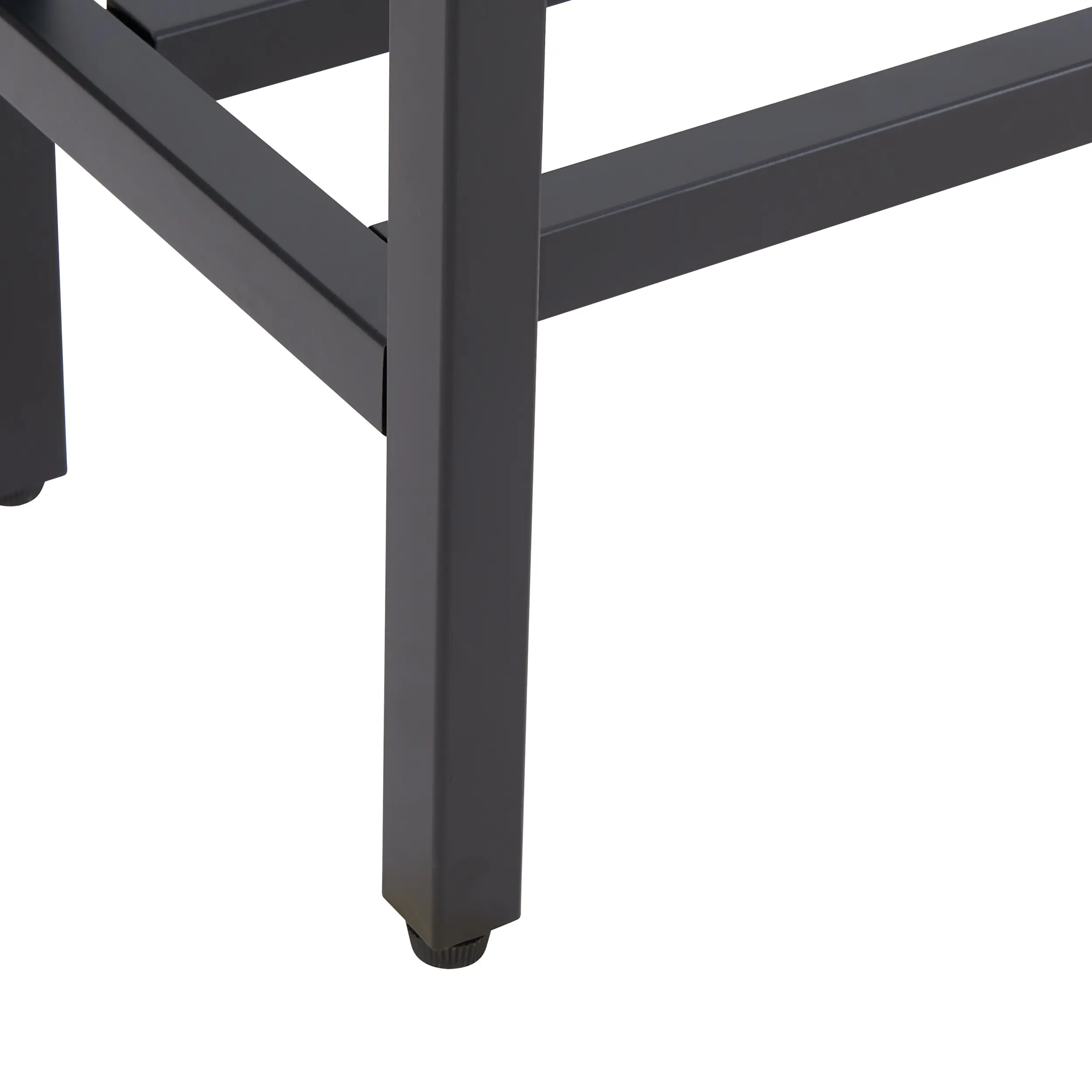 CM9596 Darrin Long Black Console Table with Mirrored Top-7