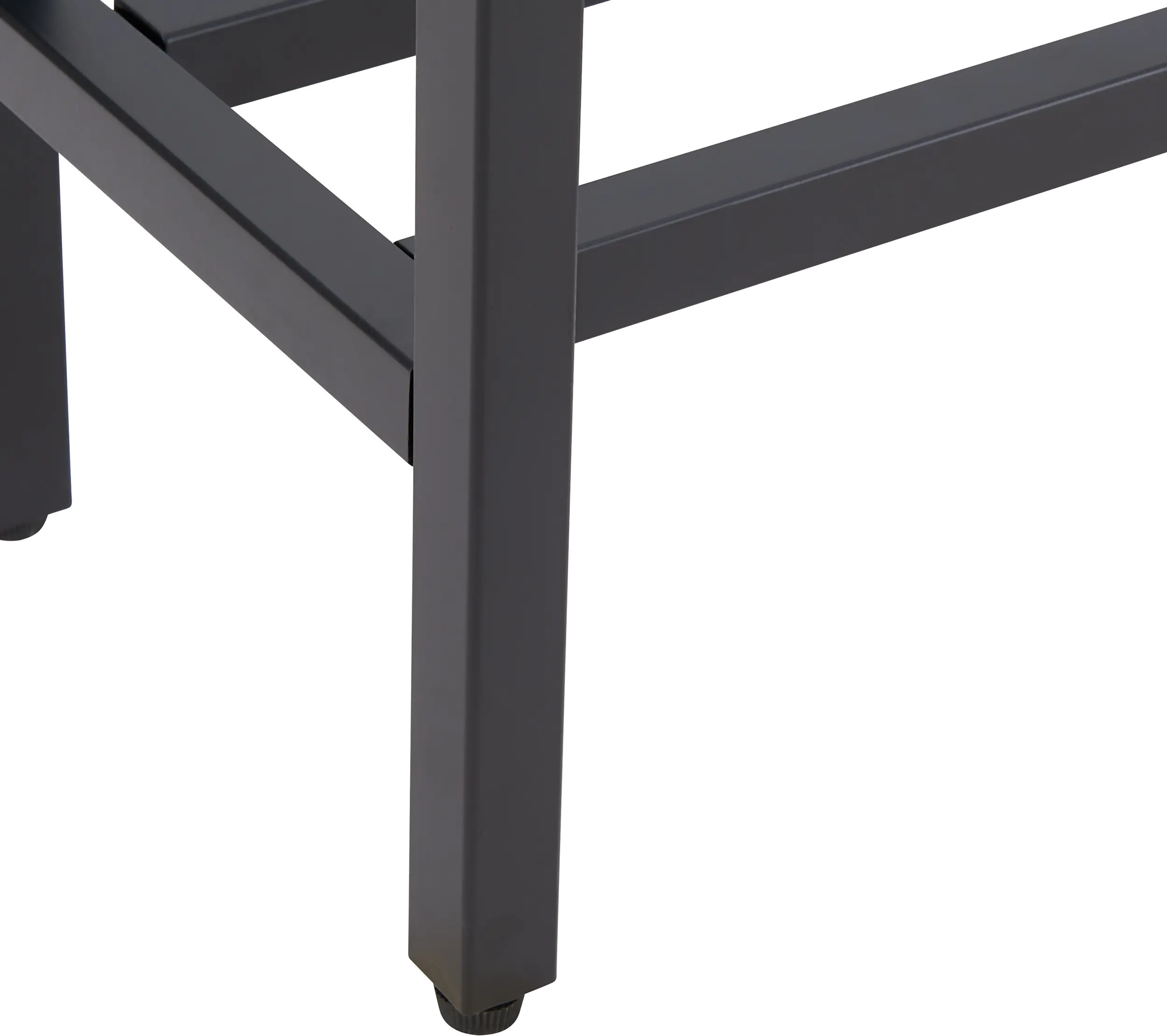 CM9596 Darrin Long Black Console Table with Mirrored Top-8