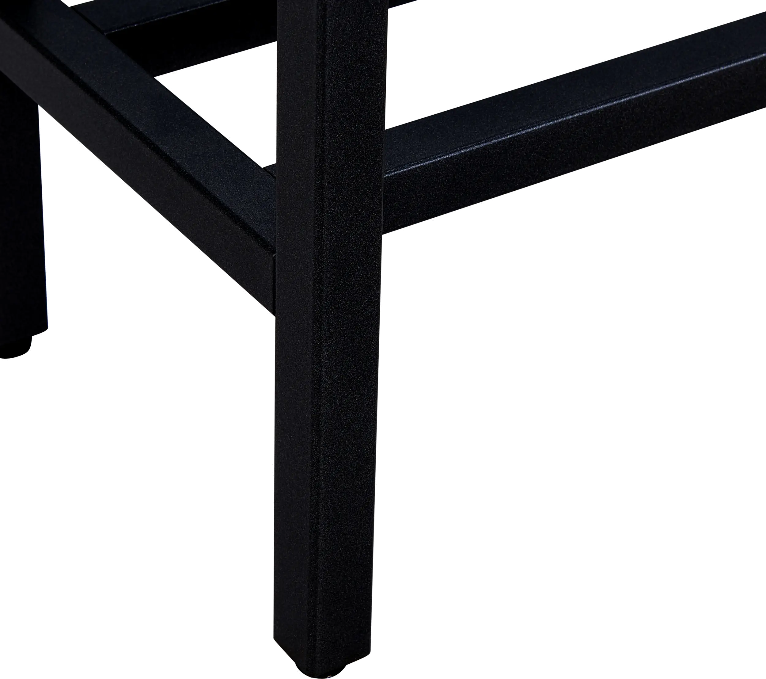 CM9597 Darrin Short Black Console Table with Mirrored Top-7