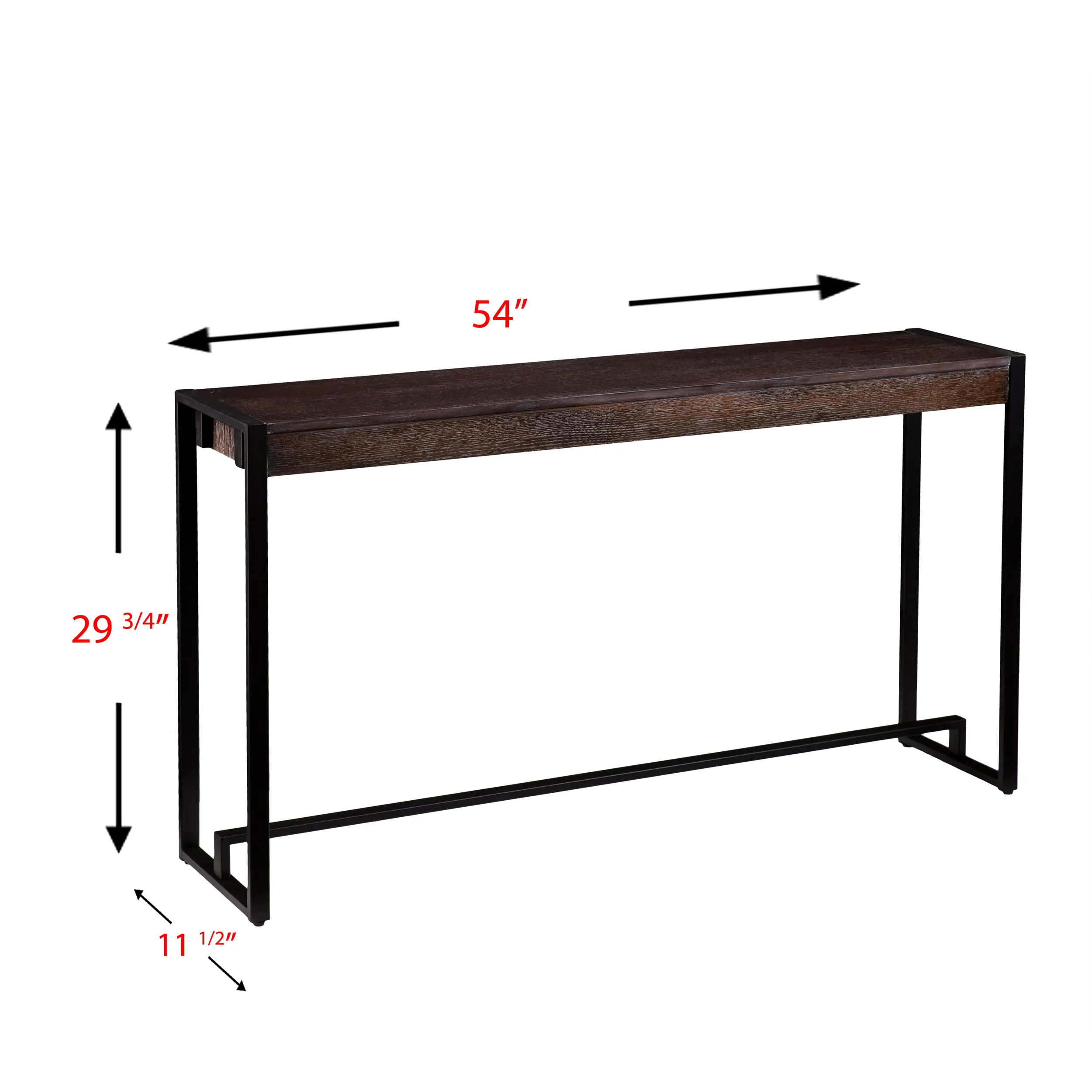 CM9911 Holly & Martin Macen Brown Console Table-2
