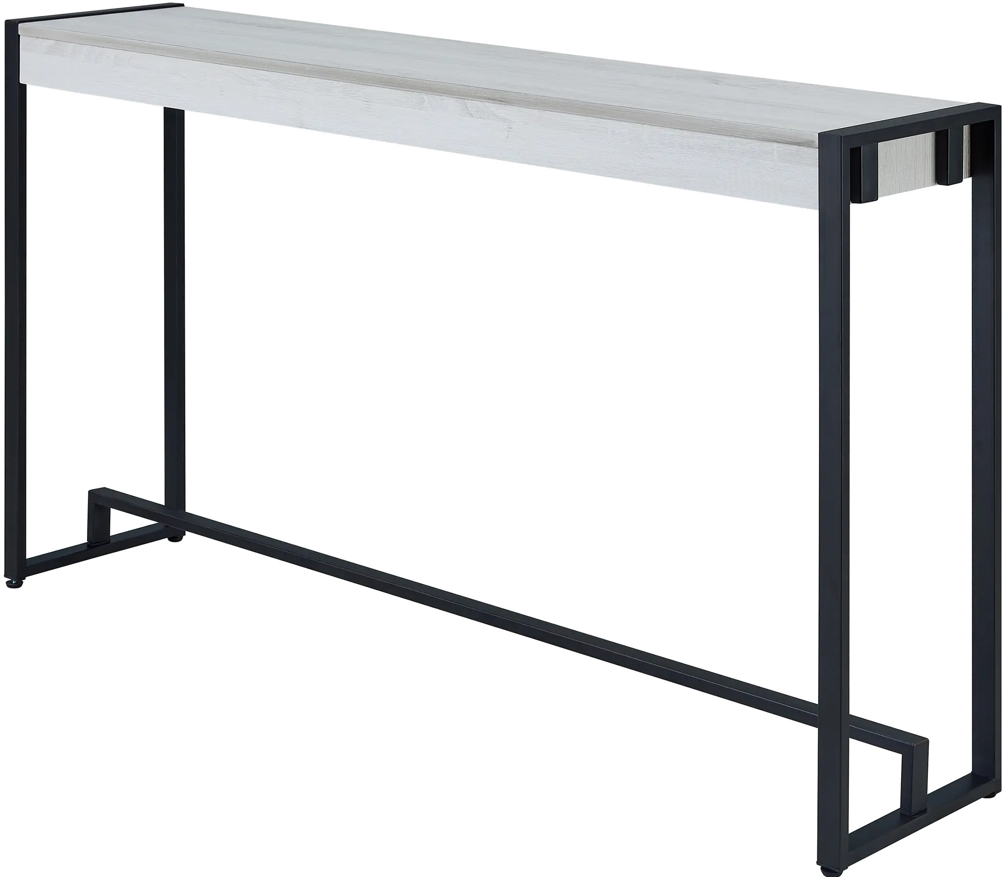 CM9915 Holly & Martin Macen Distressed White Console Table-4