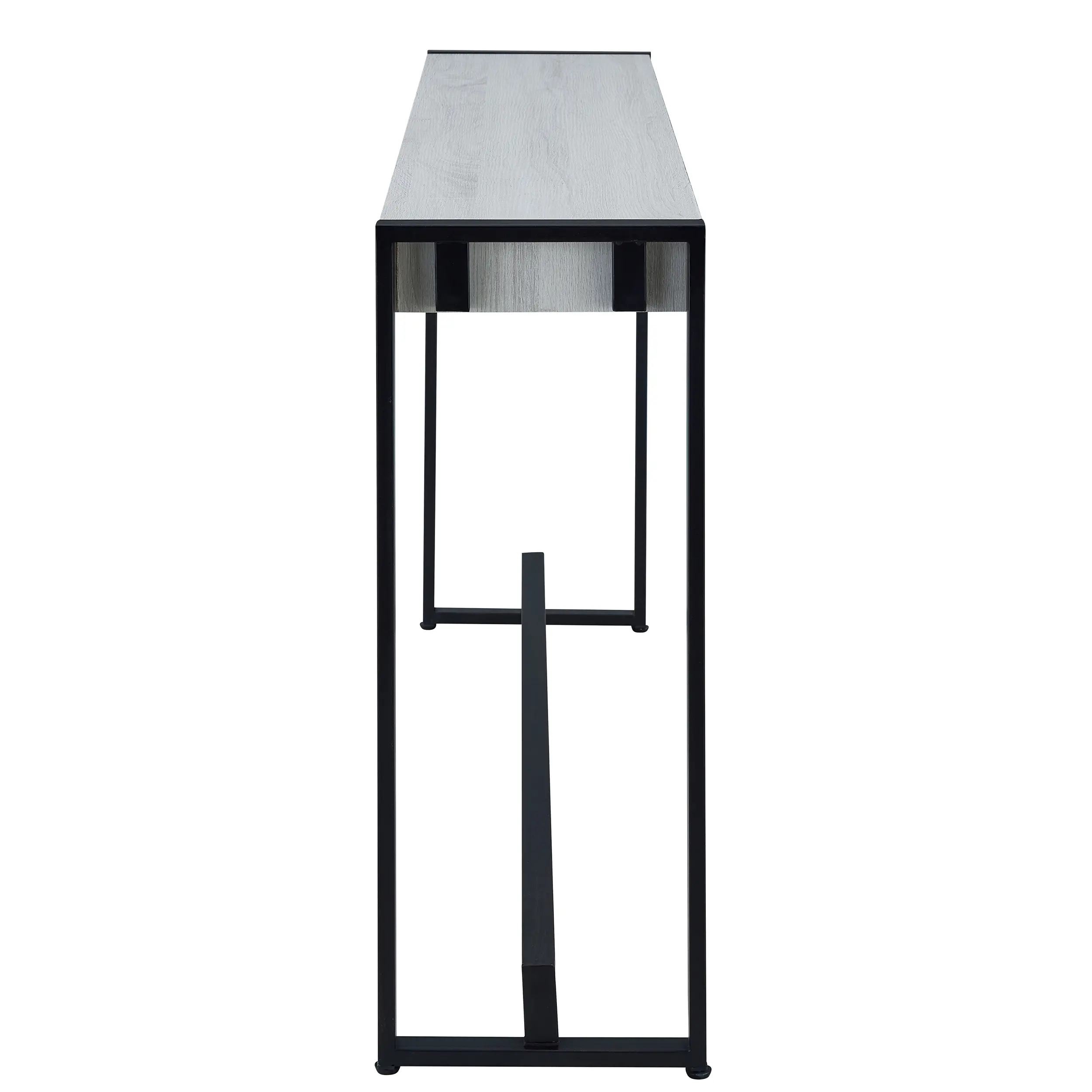 CM9915 Holly & Martin Macen Distressed White Console Table-5