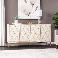 DN1222330 Marradi Cream & Gold Sideboard Cabinet